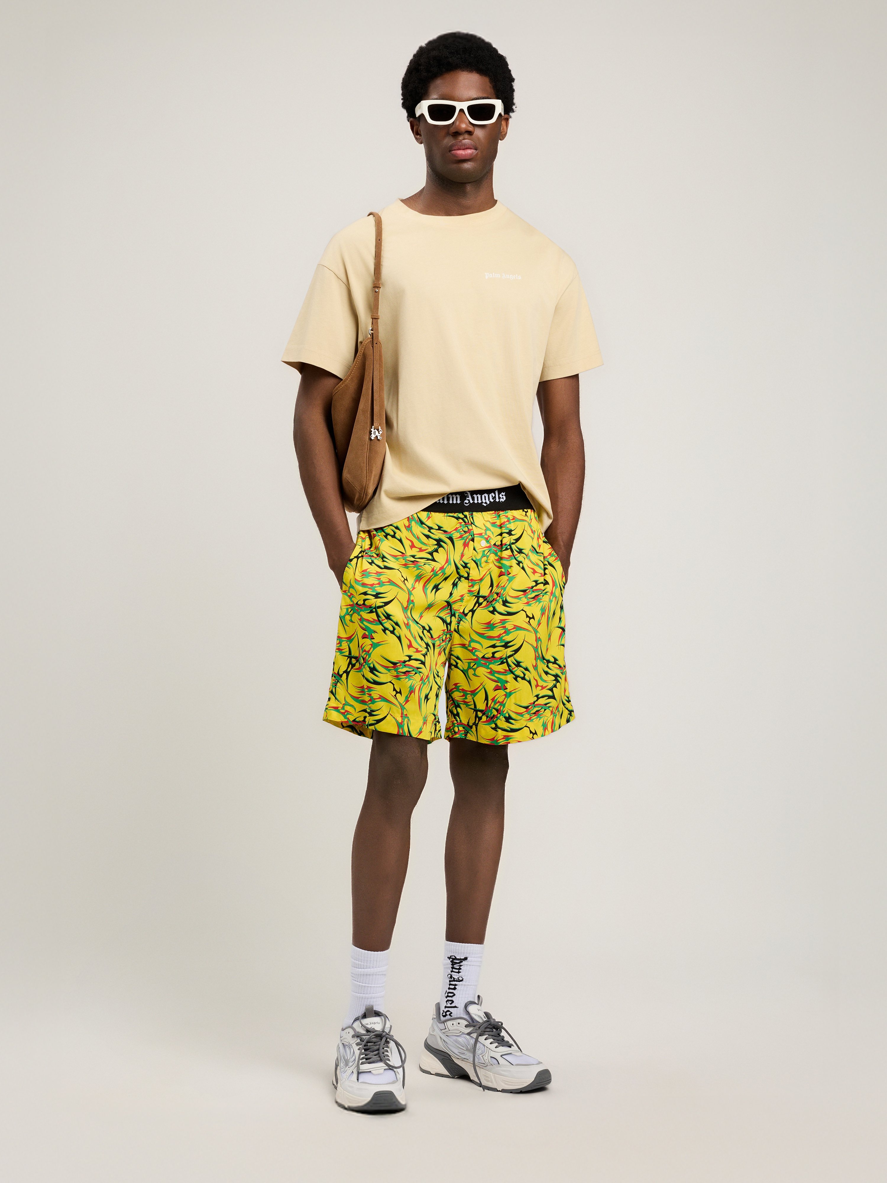 Palm Angels Classic Logo T-shirt Tripack In Multi