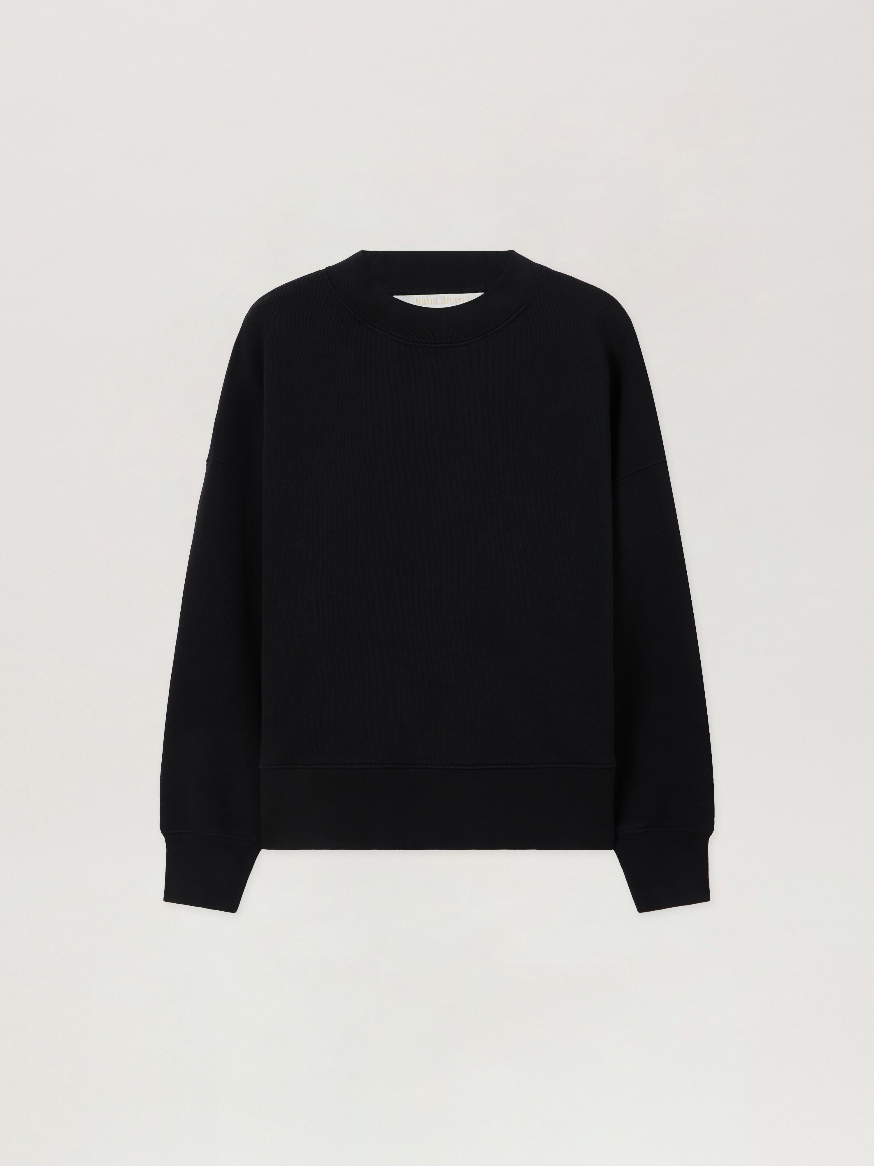 Classic Logo Sweatshirt in BLACK WHITE for Women | Palm Angels®