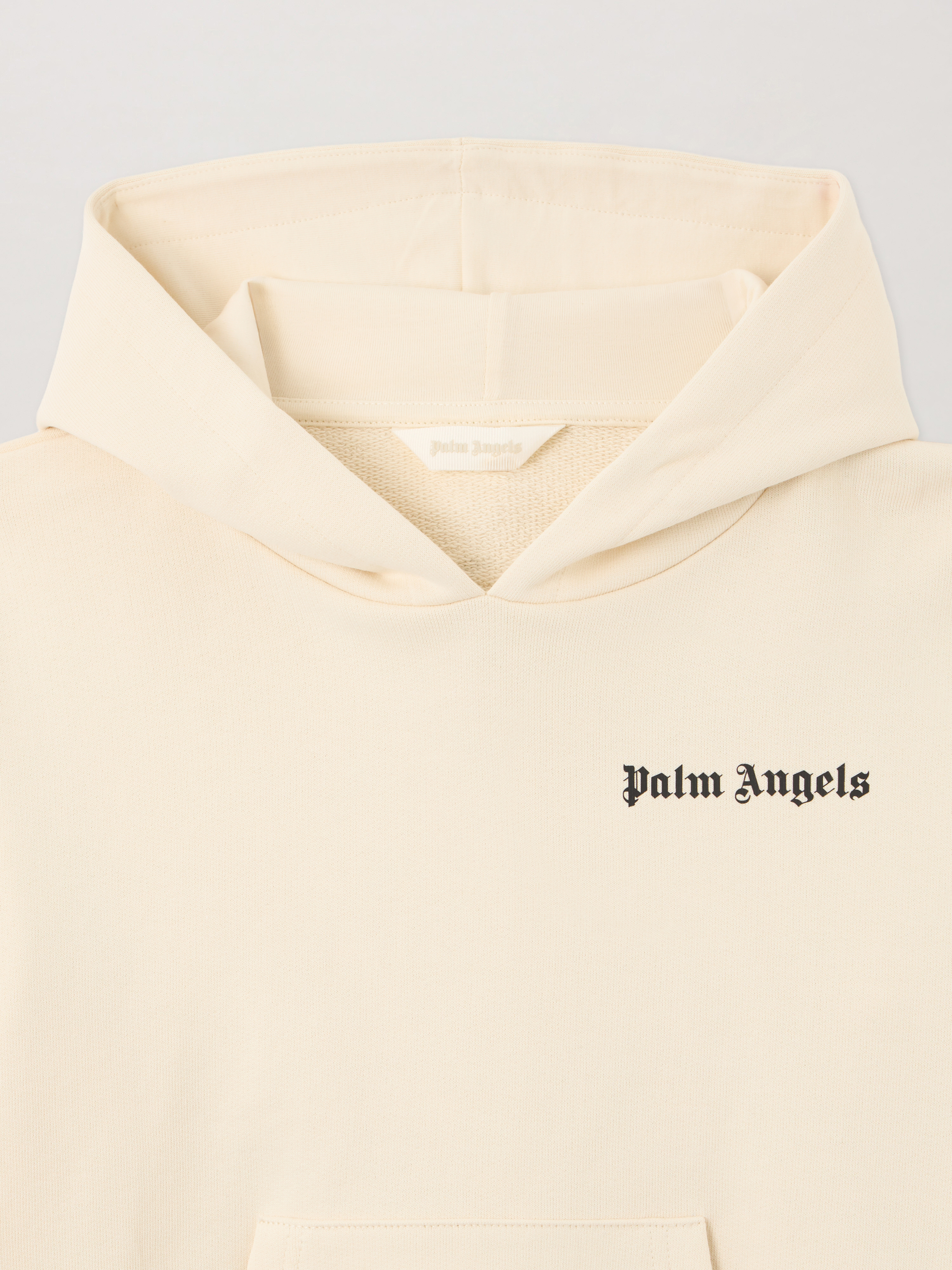  Palm Angels Overlogo Oversize Hoodie Kids  Off White 