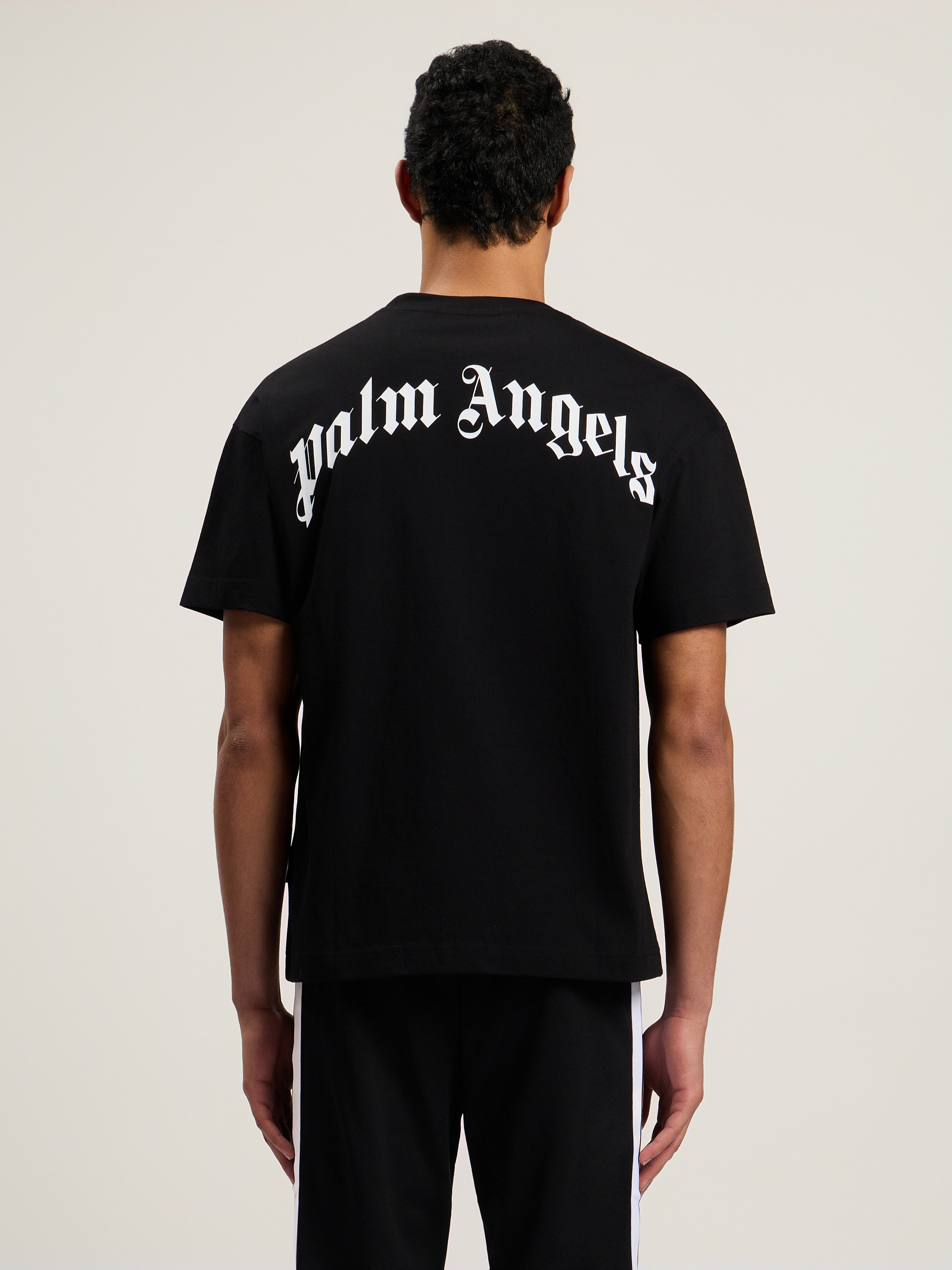 Palm Angels Broken Bear Graphic T-shirt In Black