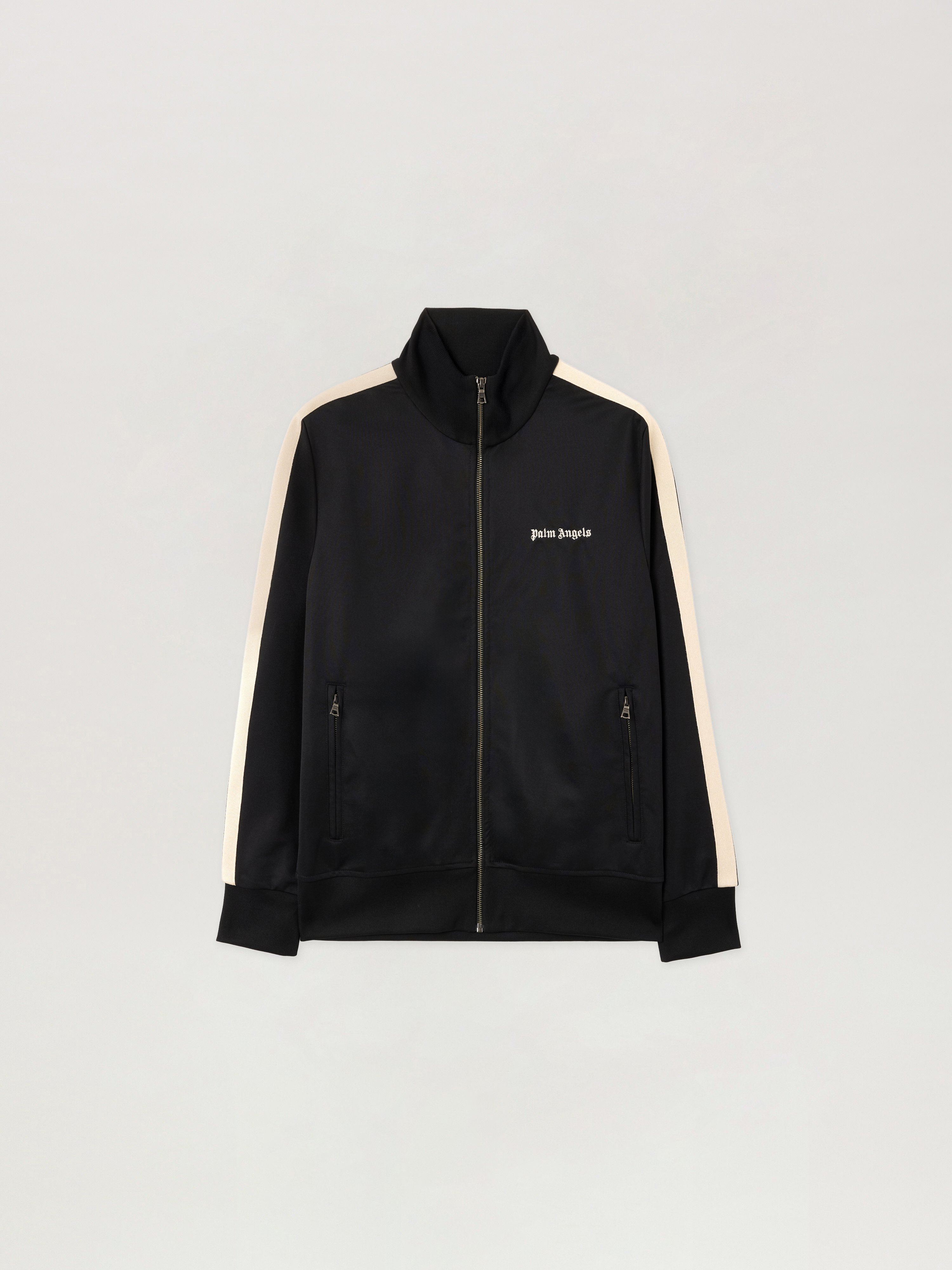 palmangels トラックジャケット Classic Logo Track Jacket in BLACK OFF WHITE for Men | Palm Angels®