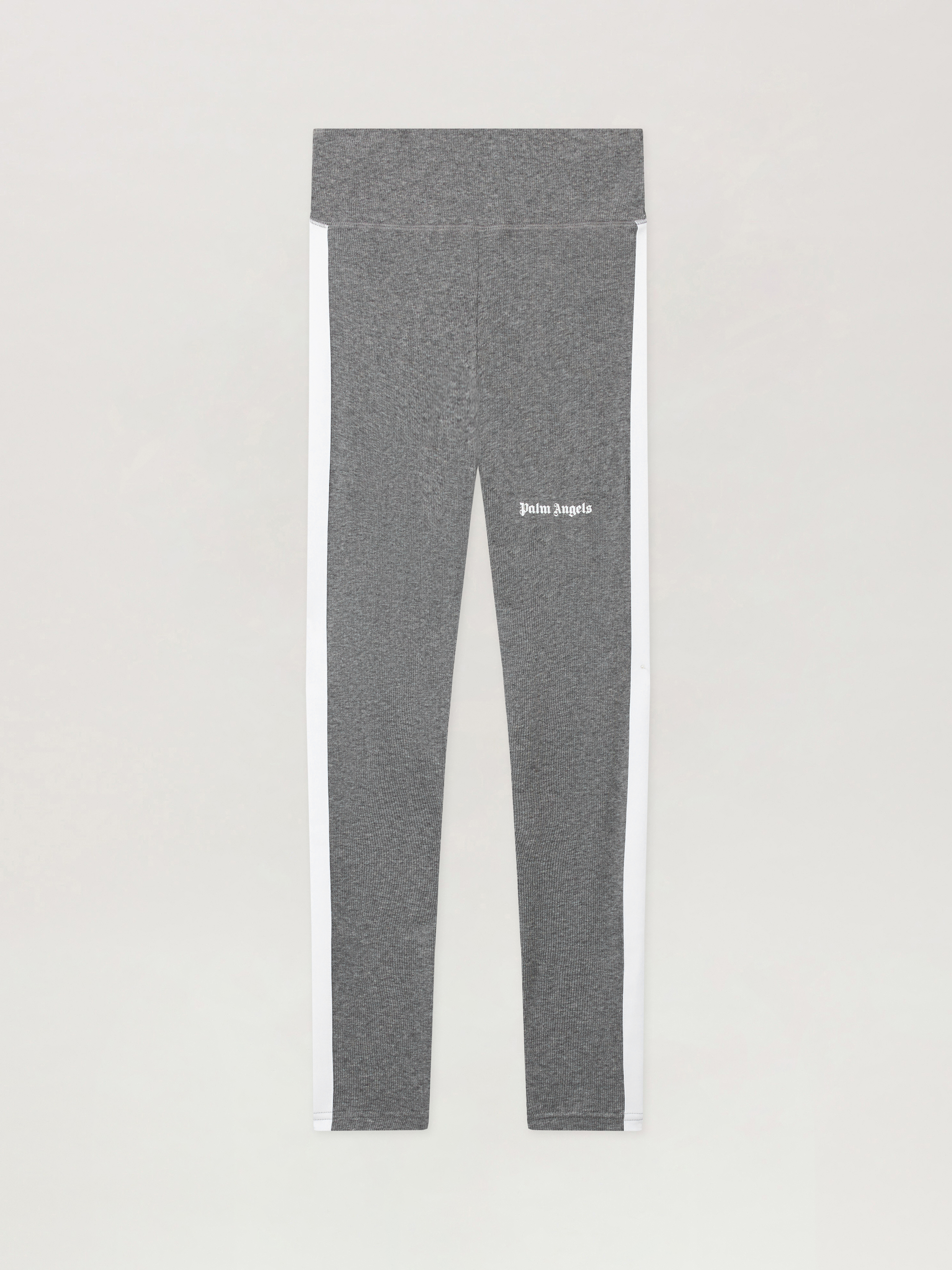ウォーキング・ランニングウェア PALMANGELS Training Track Leggings in MELANGE GREY WHITE for Women | Palm Angels®