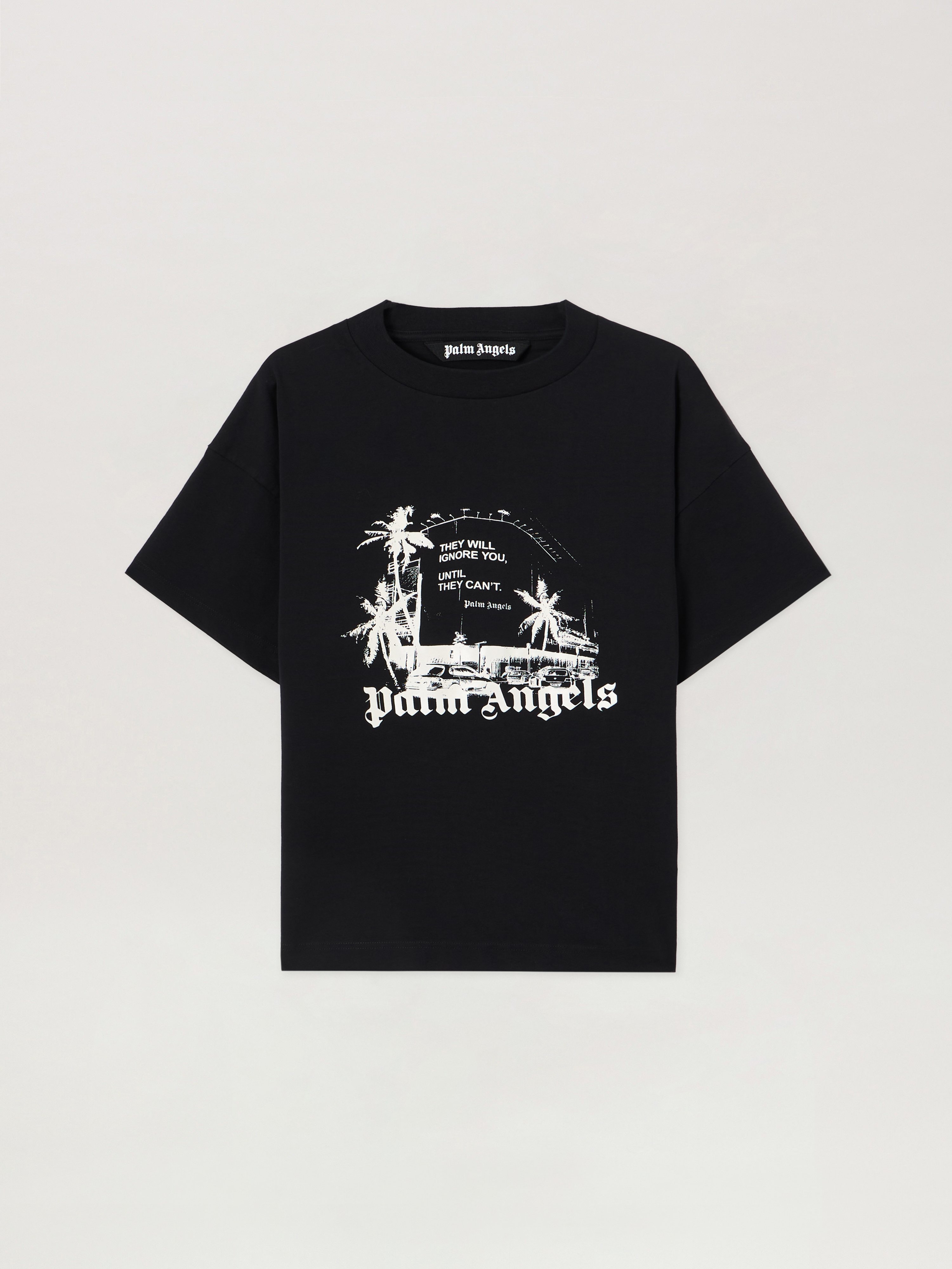 Palm Angels Palm Statement T-shirt In Brown