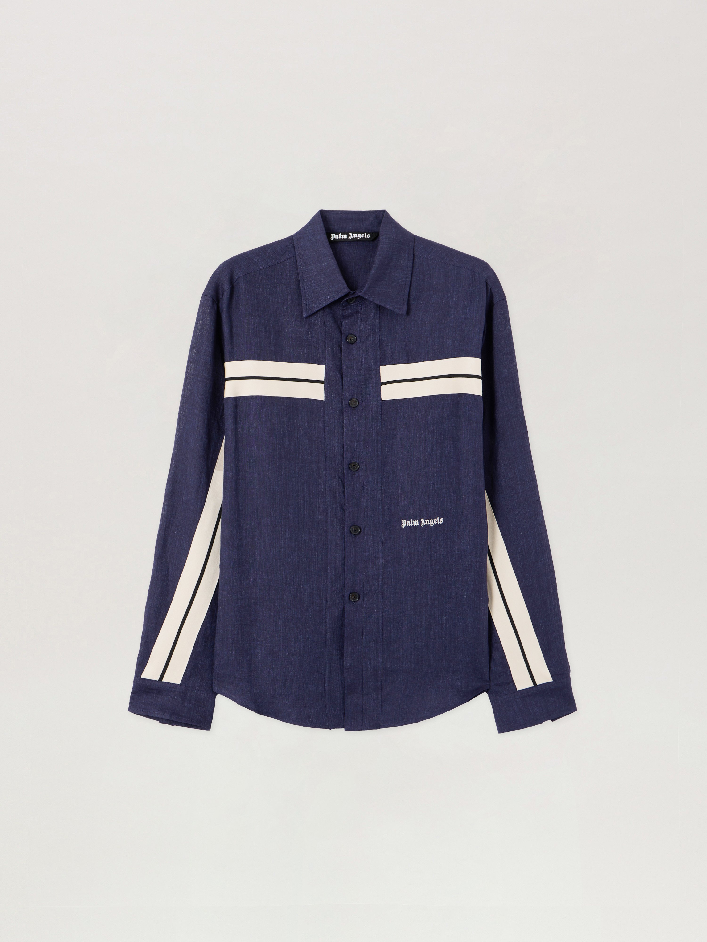 Classic Logo Trackshirt in NAVY BLUE OFF WHITE for Men | Palm Angels®