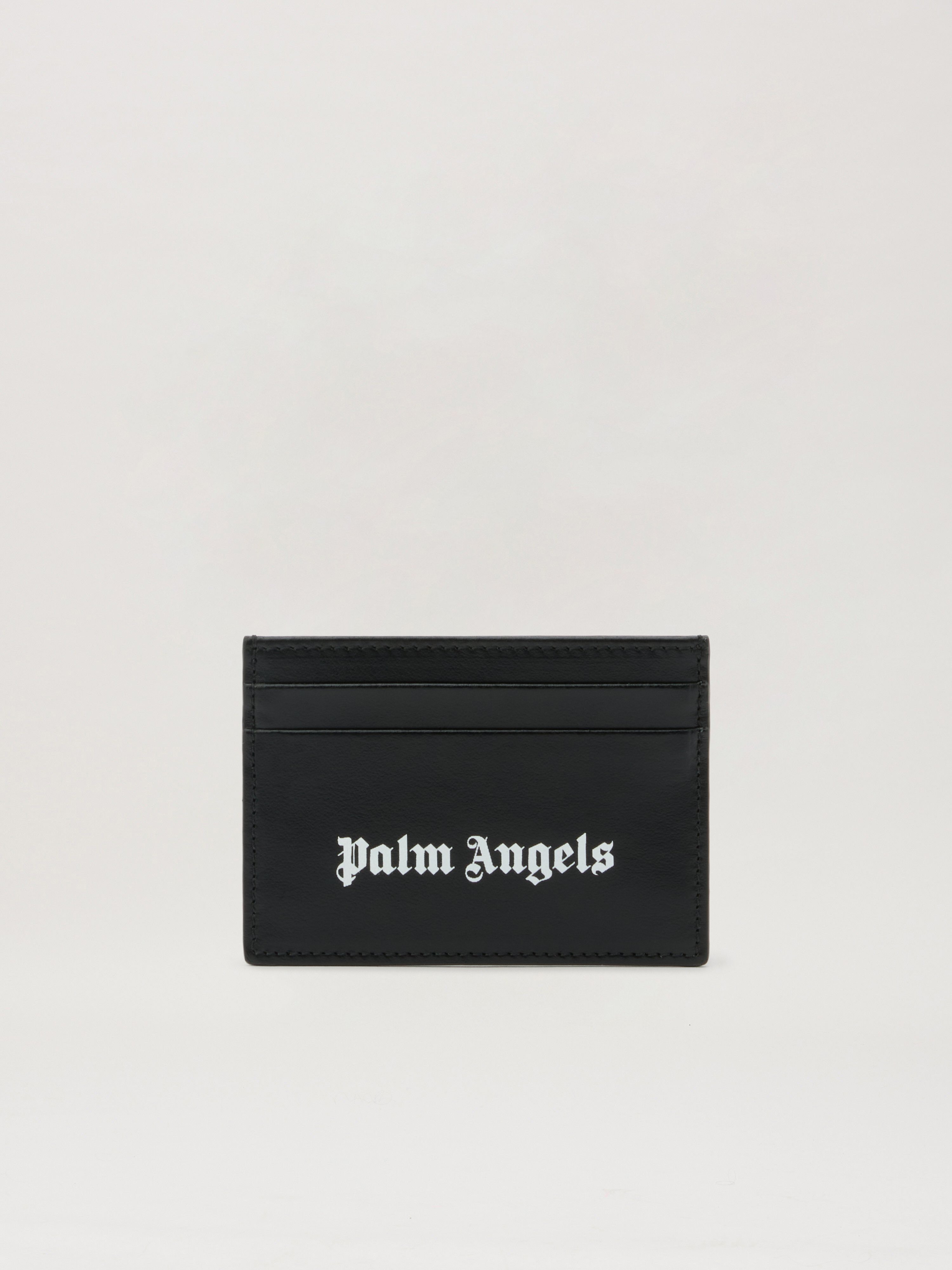  Palm Angels Classic Logo Card Holder Man  Black Off White 