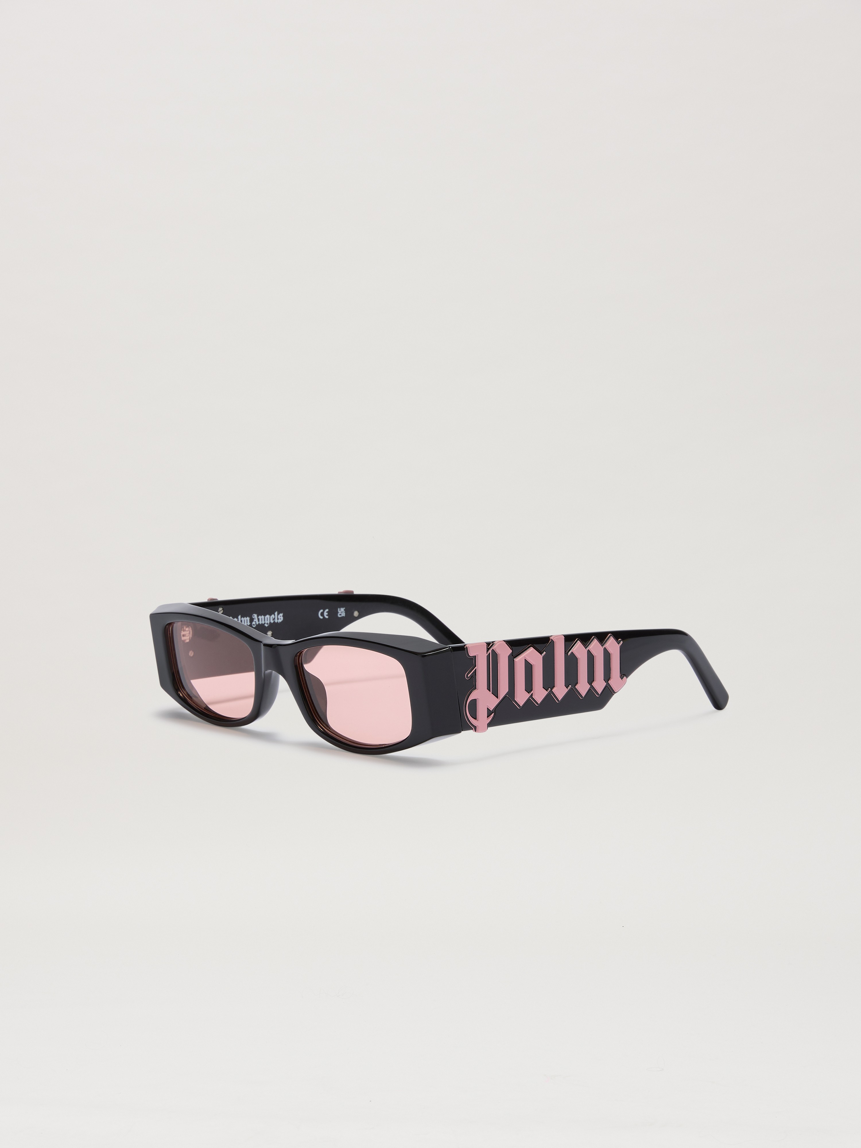 Angel sunglasses in BLACK - PEACH ORANGE for Men | Palm Angels® Angel sunglasses in BLACK - PEACH ORANGE for Men | Palm Angels®