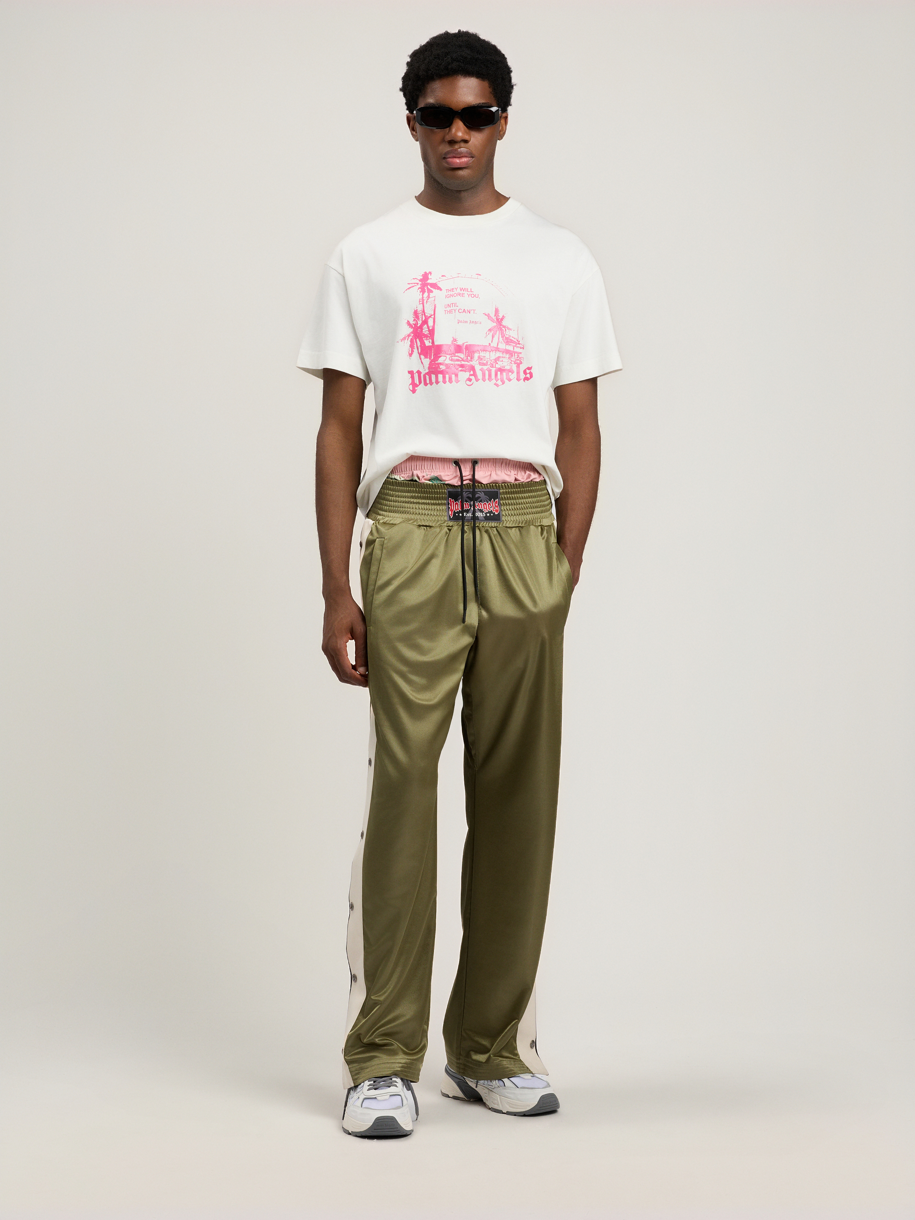 Palm Angels Palm Statement T-shirt In White