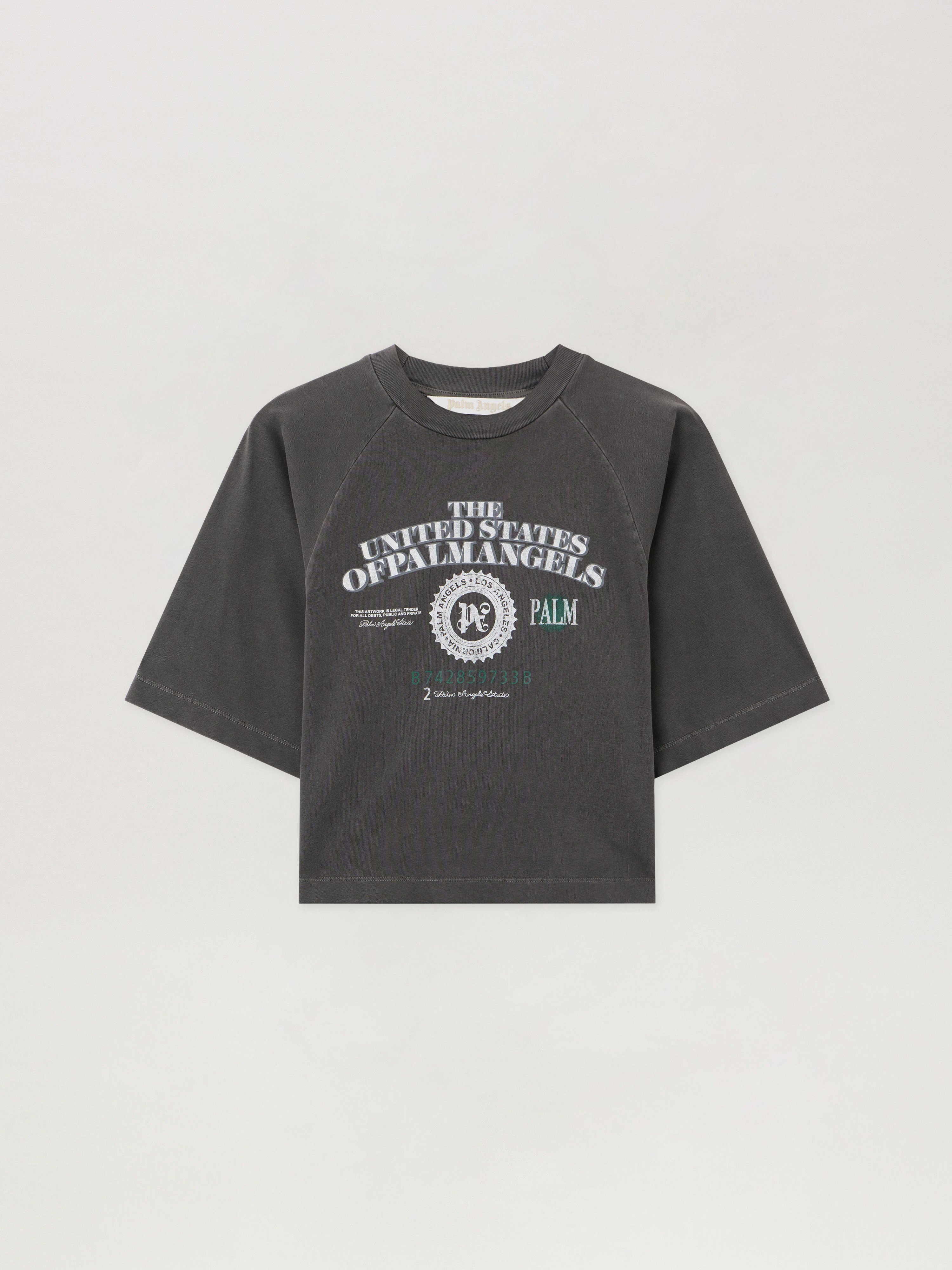 Palm Angels Dollar Cropped Tee