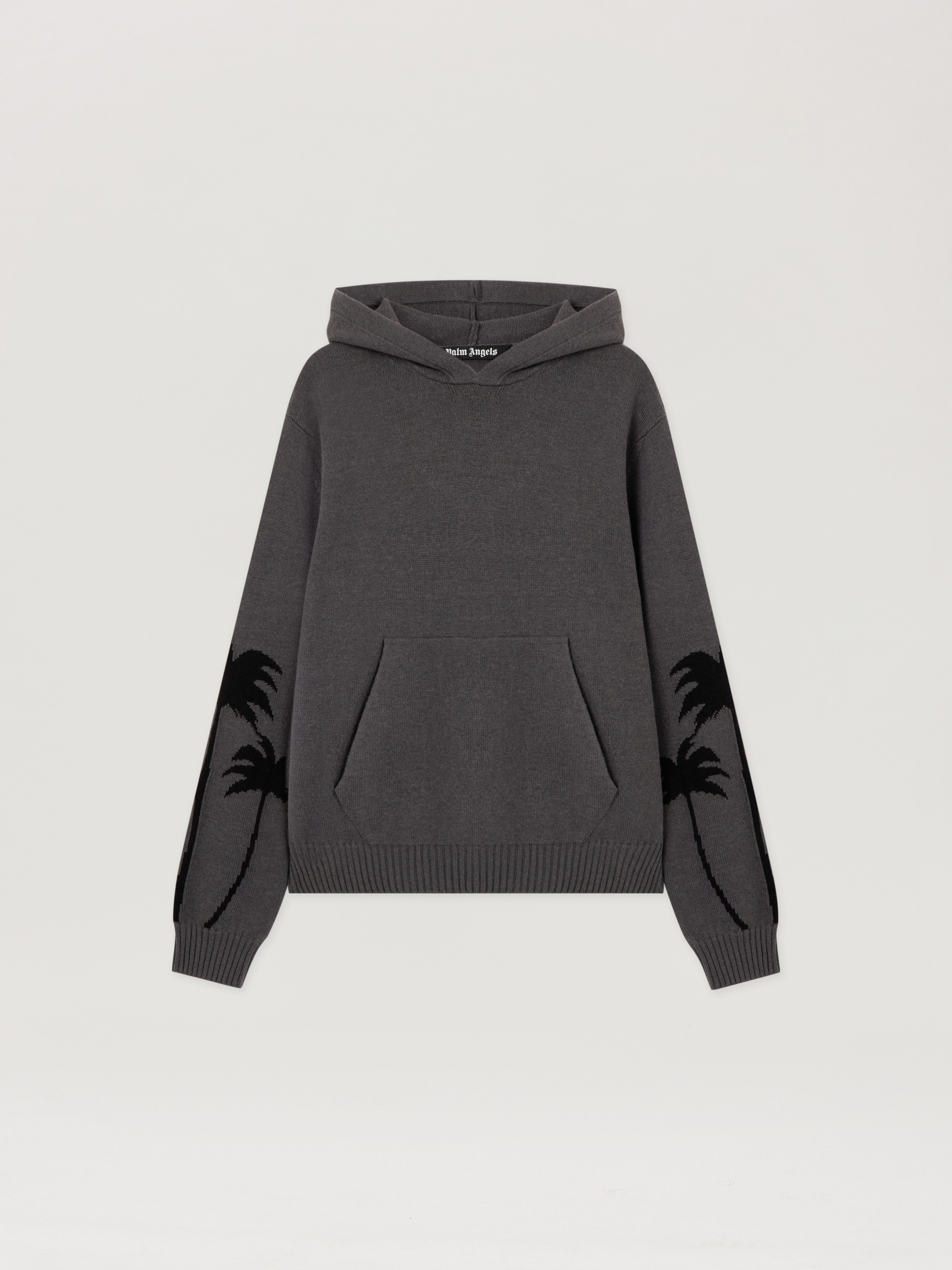 Palm Angels Back Palms Knit Hoodie