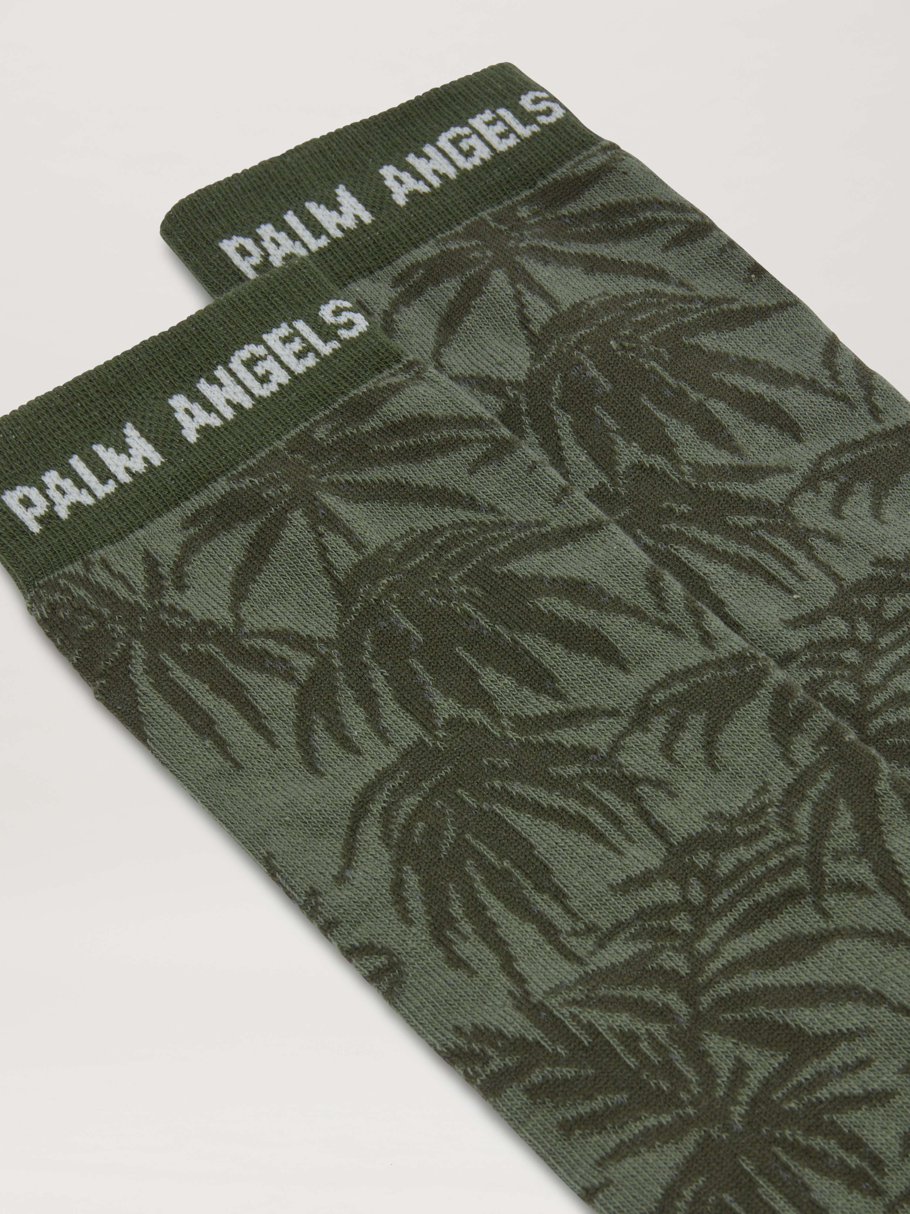 Palm Angels Jacquared Palms Socks