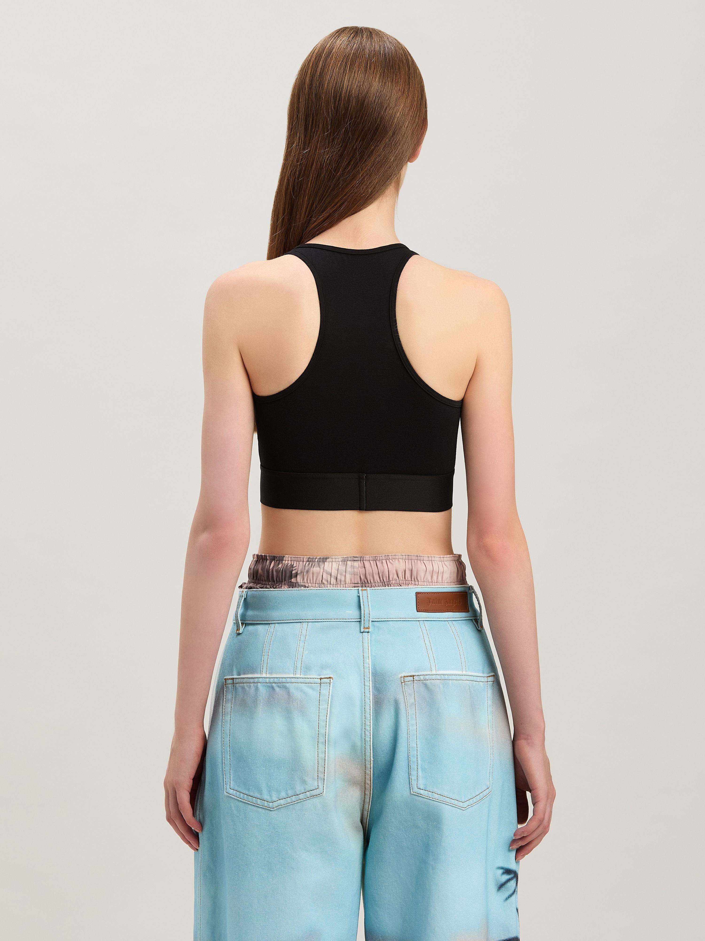Shop Palm Angels Logo Band American Bra