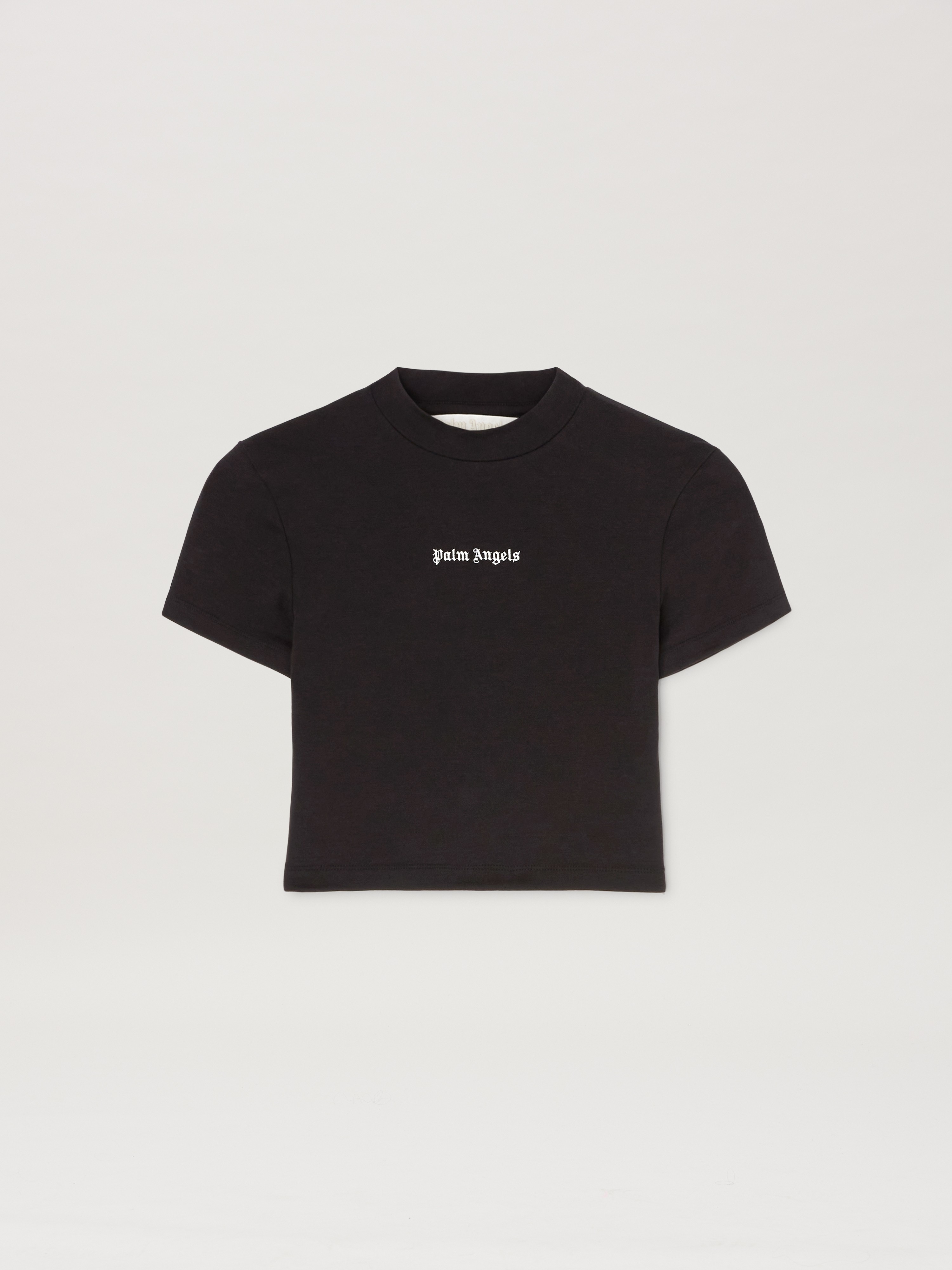 Palm Angels Classic Logo Cropped Baby T-shirt