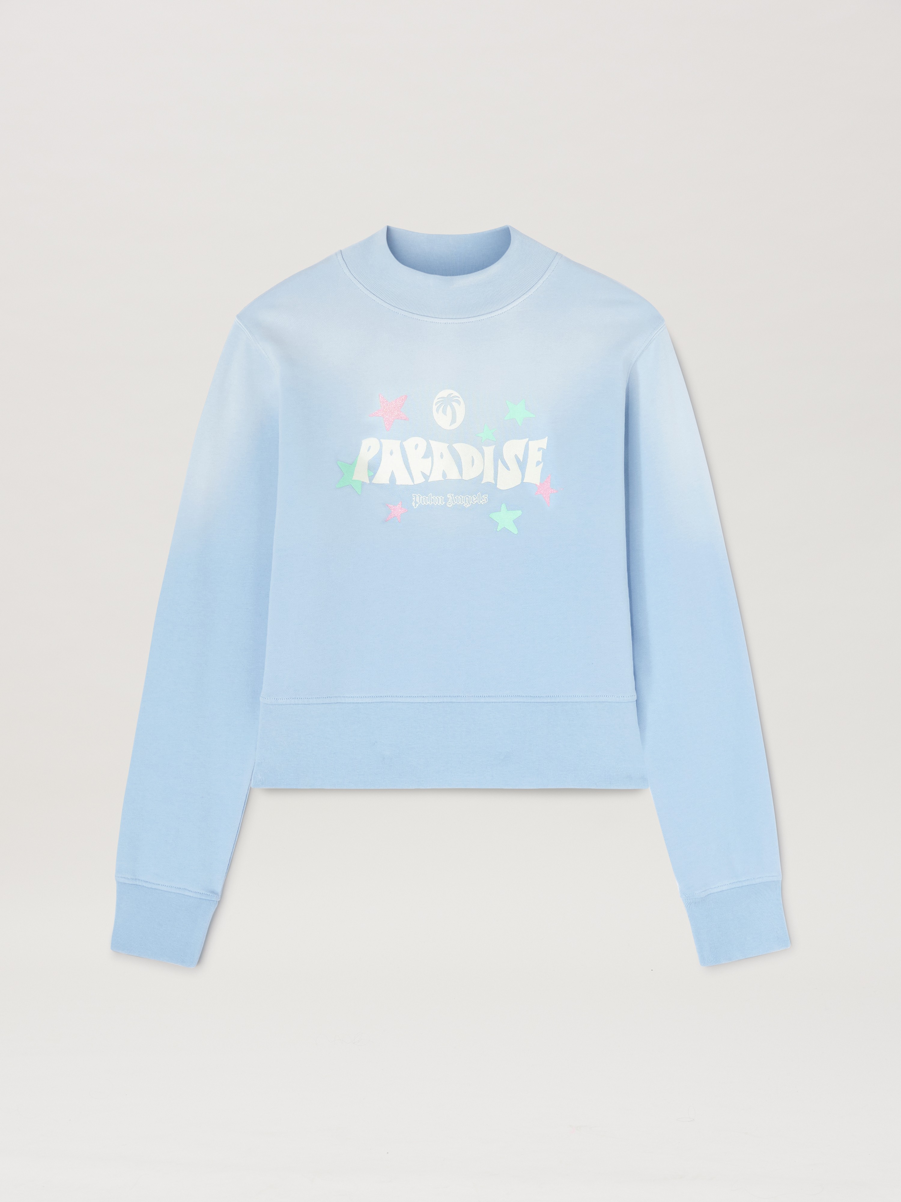 Palm Angels Paradise Fitted Crewneck Sweatshirt