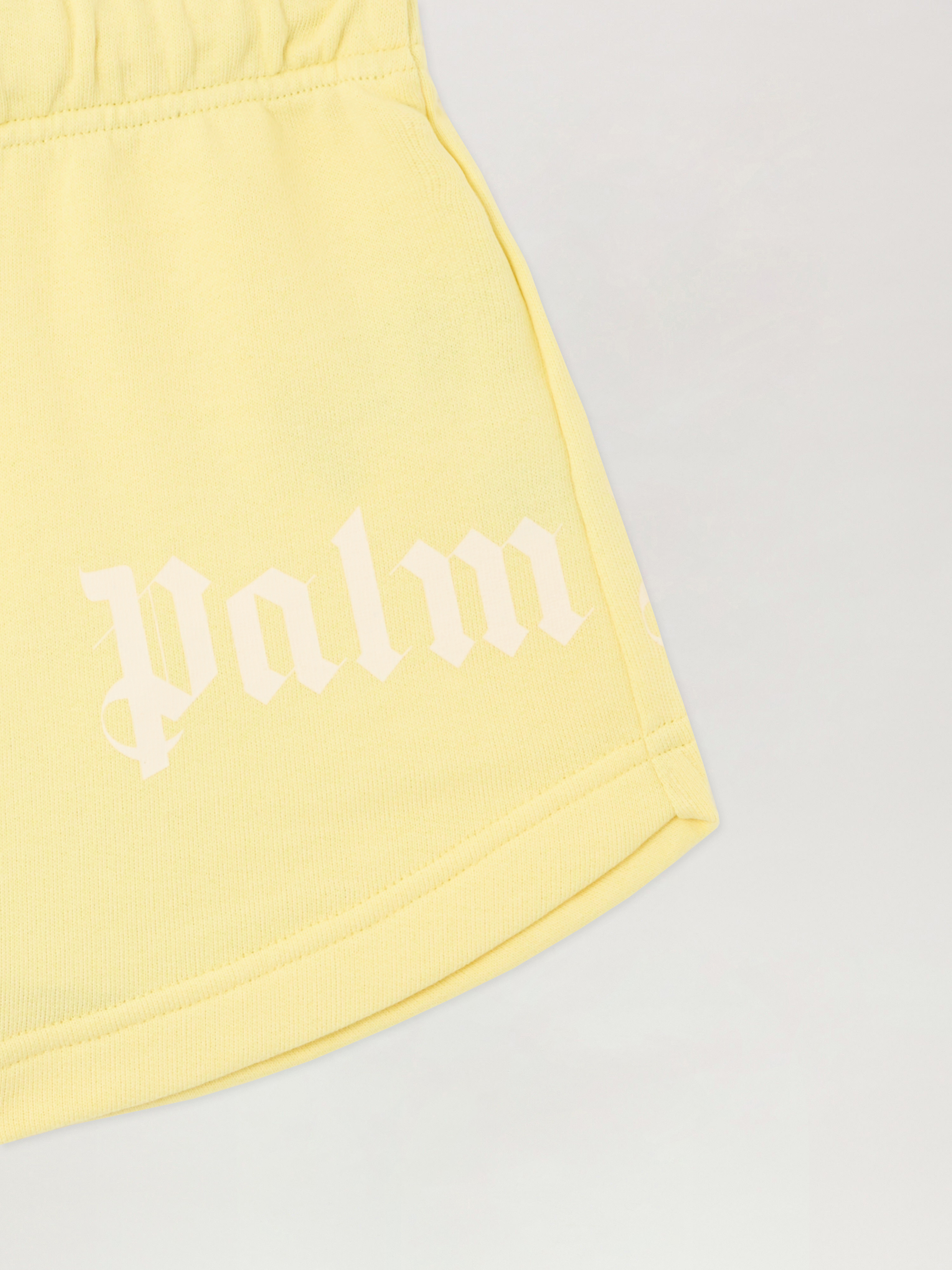  Palm Angels Overlogo Sweat Shorts Kids  Giallo/yellow 