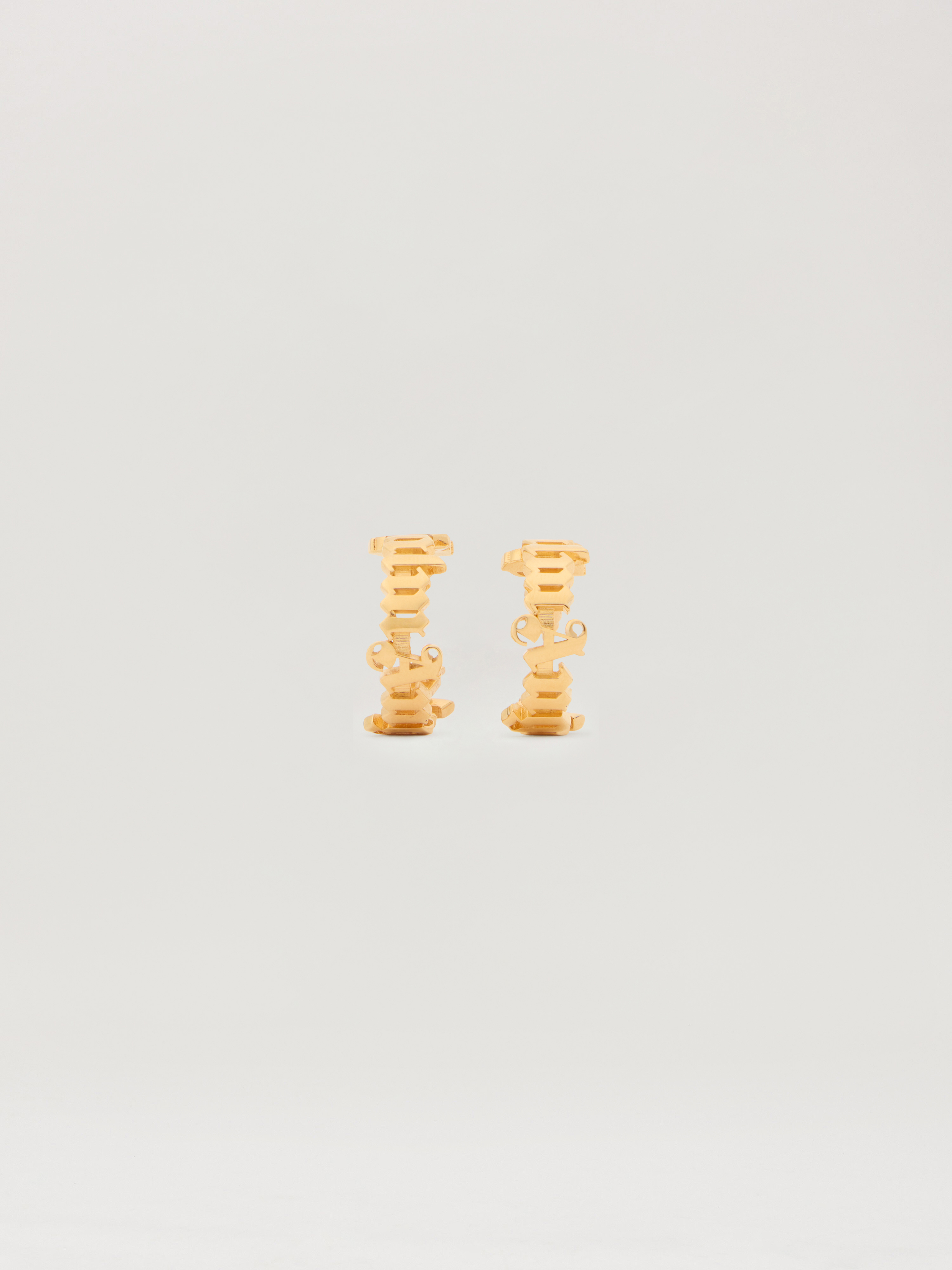 Palm Angels Classic Logo Earrings
