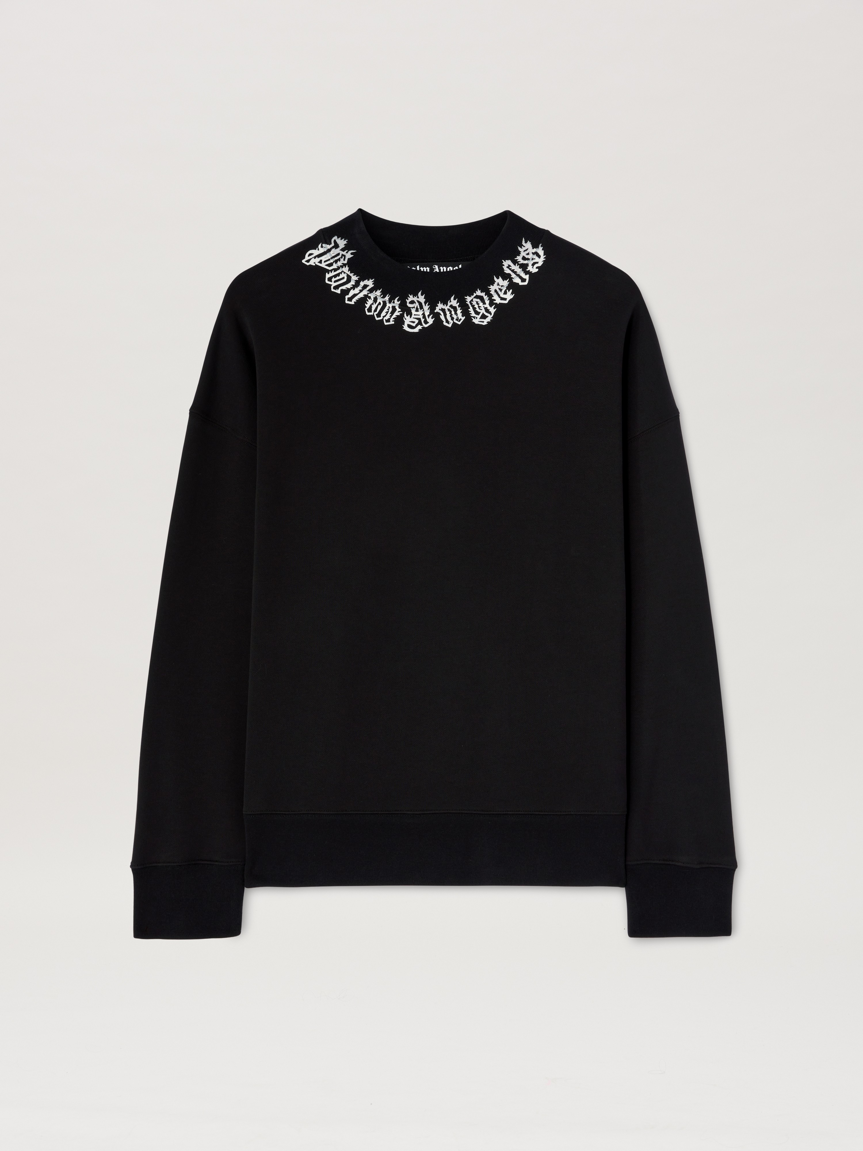 「かわいい～！」 Flame logo Sweatshirt in BLACK - OFF WHITE for Men | Palm トップス