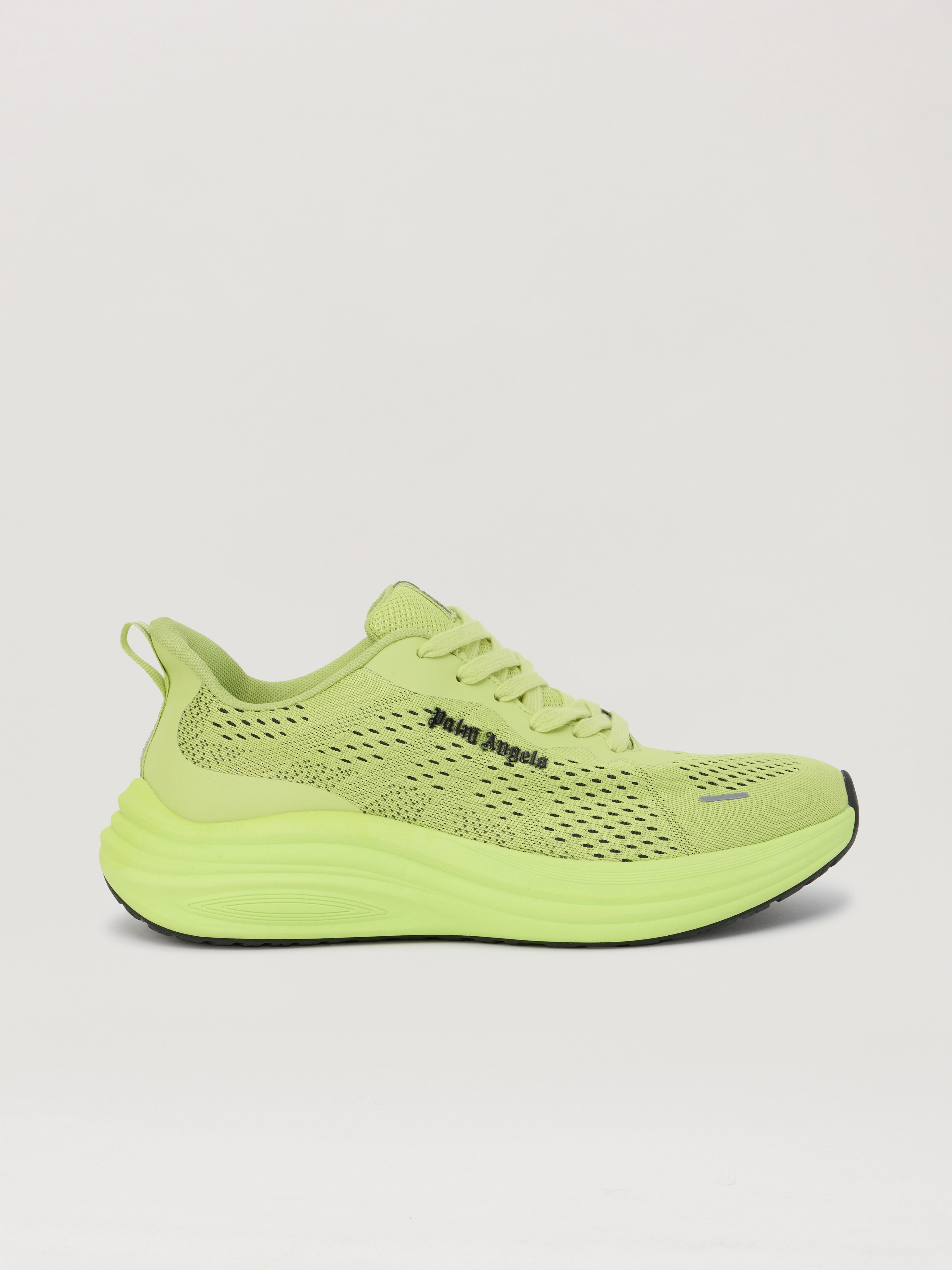 Sunset Sneakers in LIME BLACK for Men | Palm Angels®