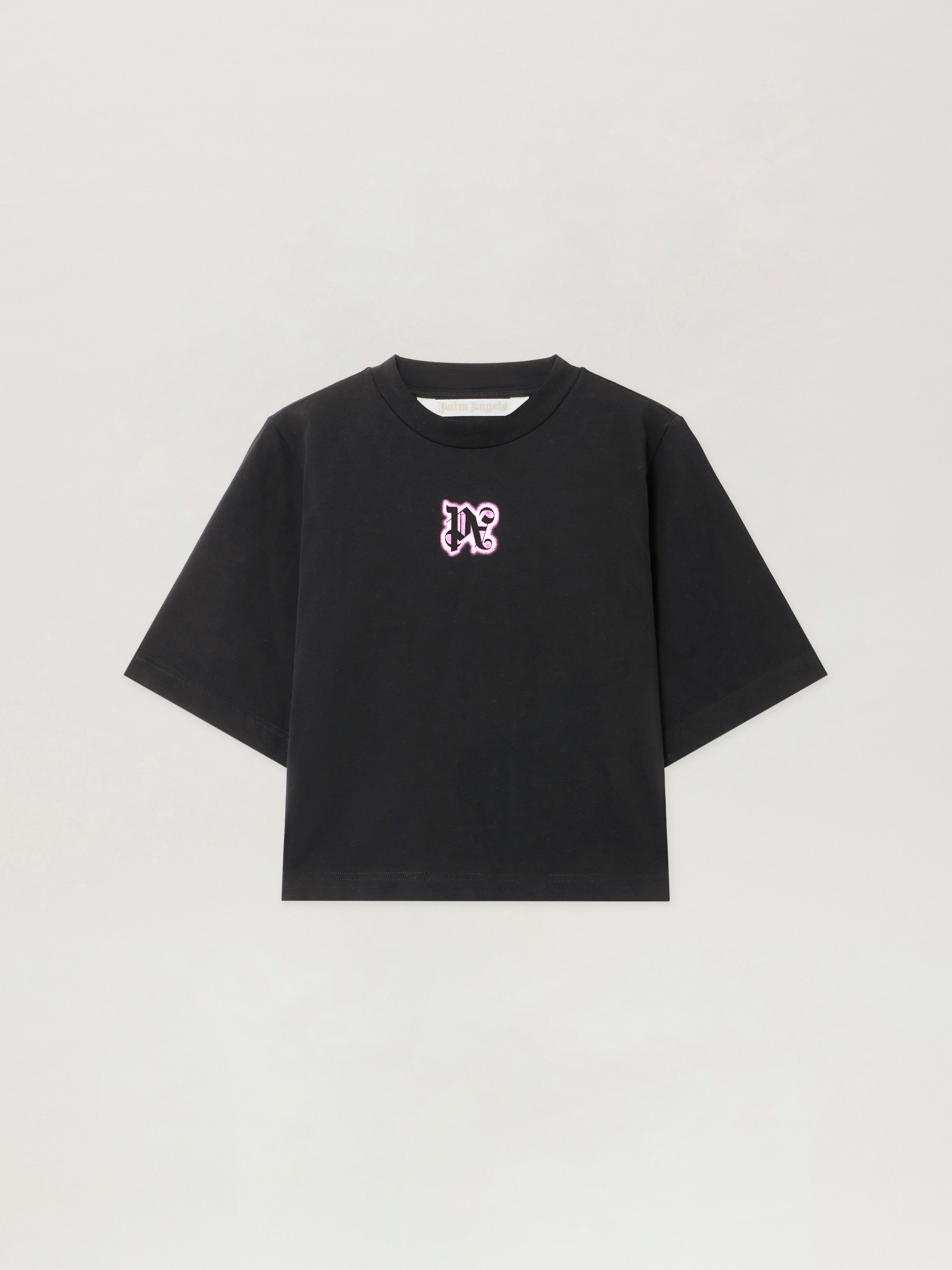 Palm Angels Classic Logo Cropped Tee