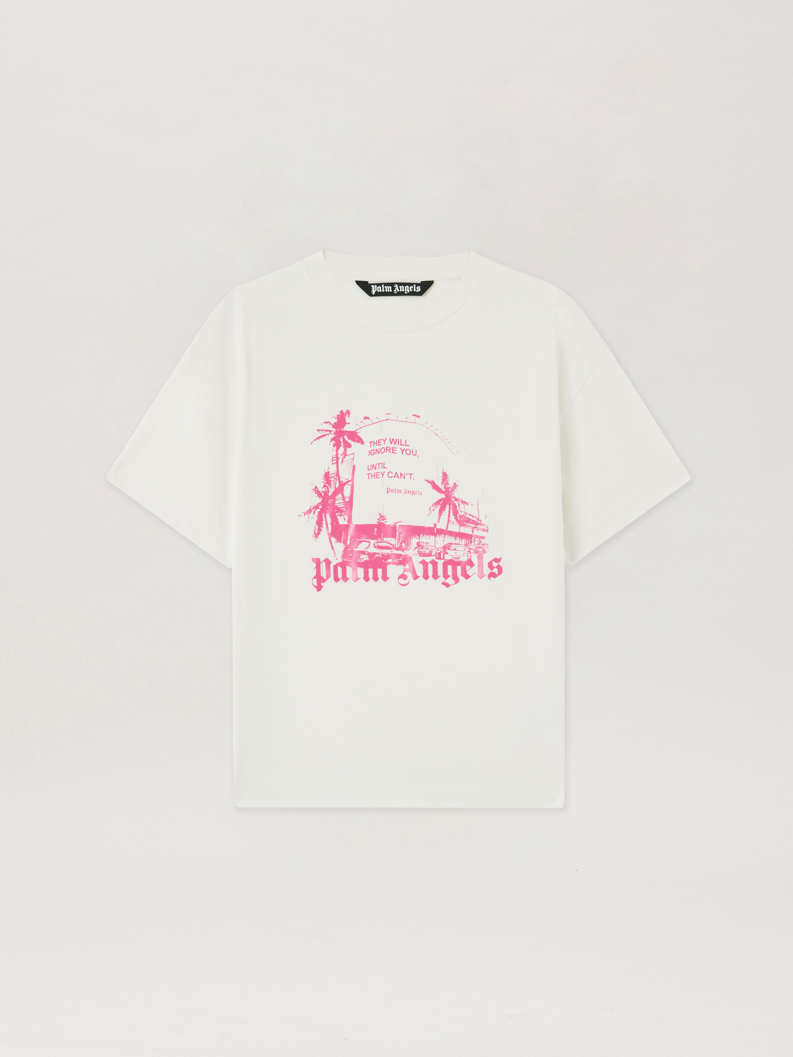 Palm Angels Palm Statement T-shirt In White
