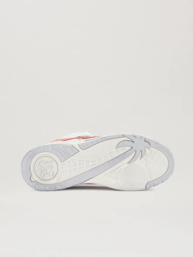 Palm Angels Venice Worn Out Sneakers White - Coral R