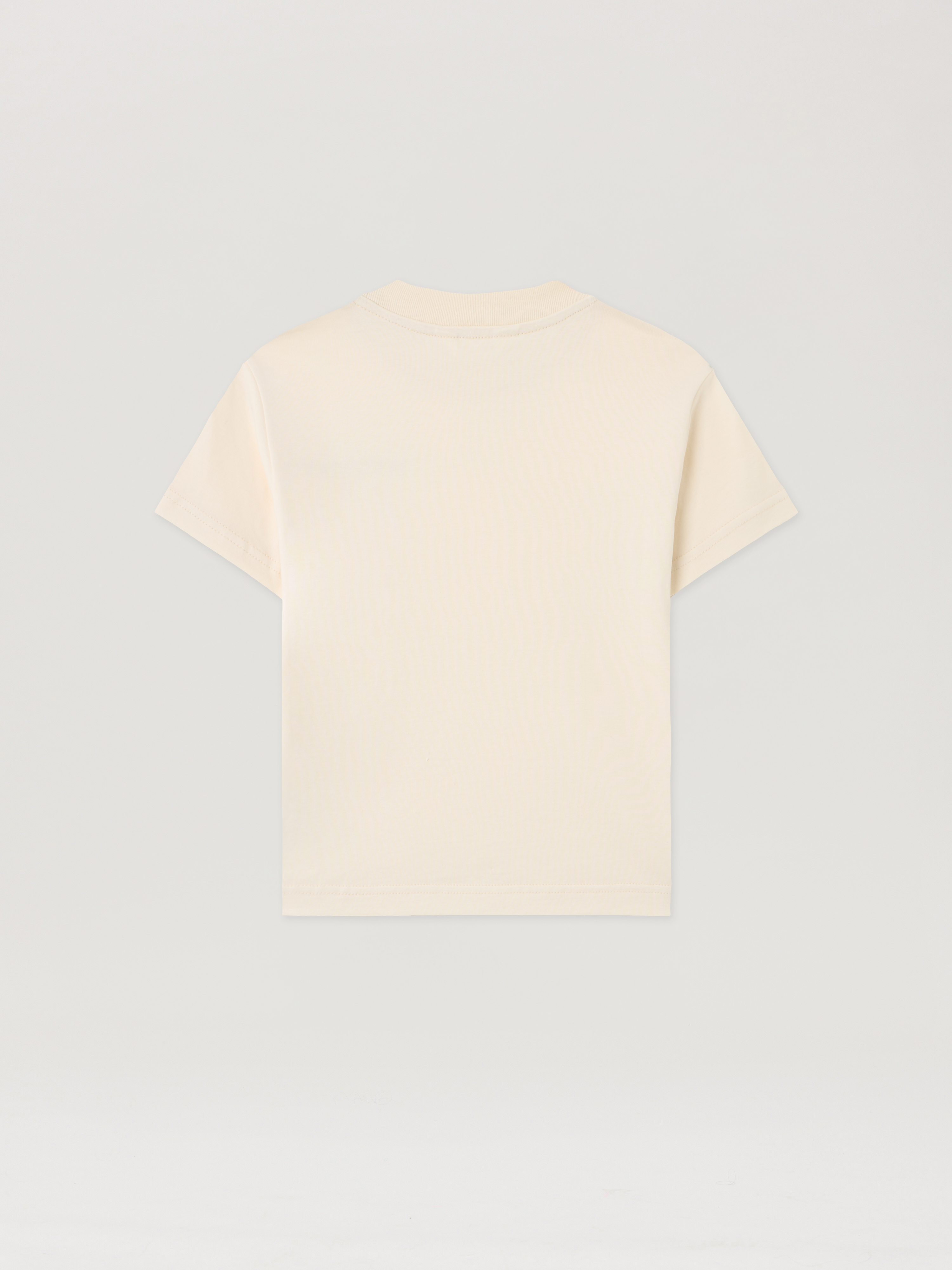Palm Angels Regular Logo T-shirt In Neutral