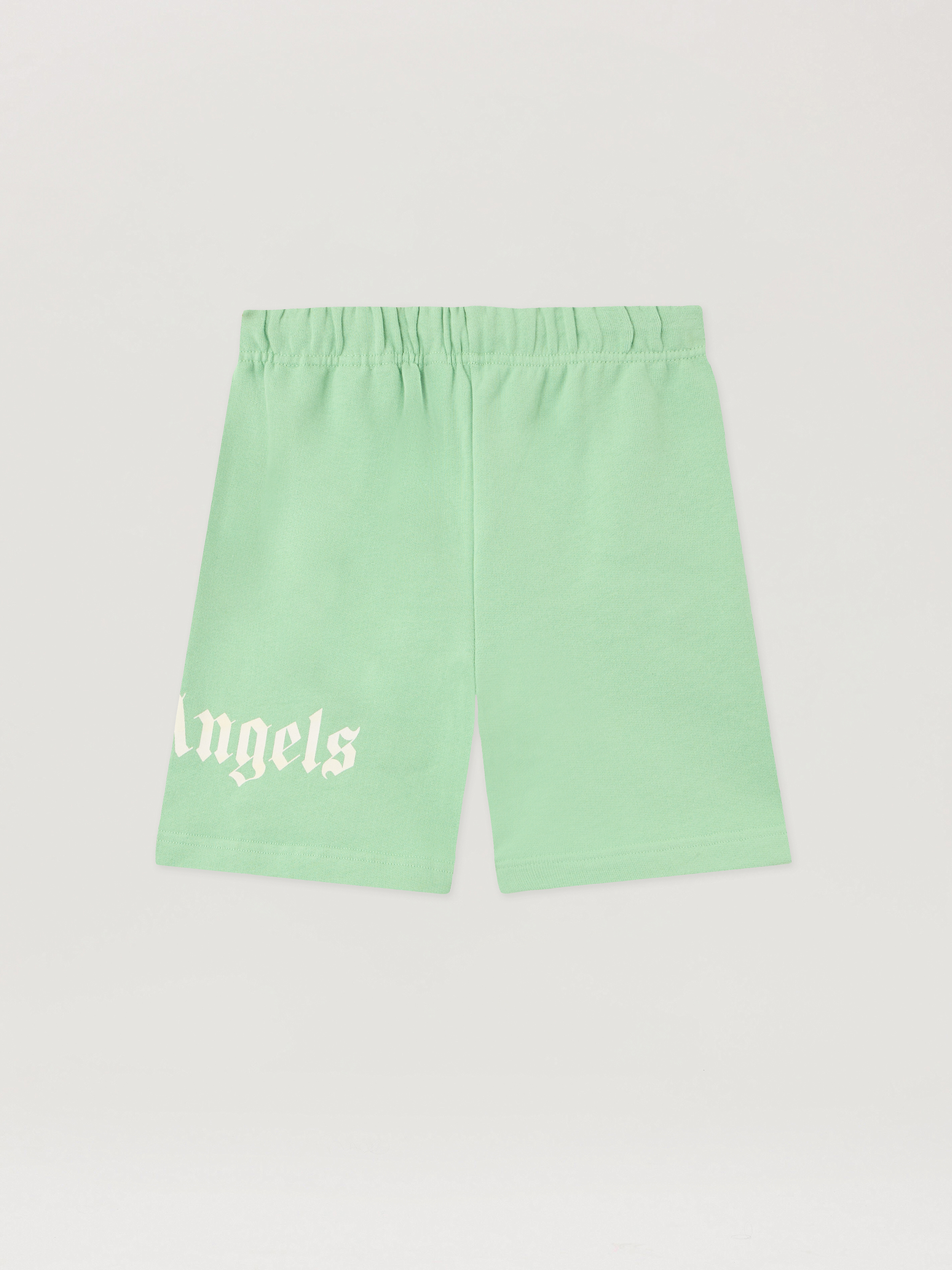  Palm Angels Overlogo Sweatshorts Kids  Verde/green 