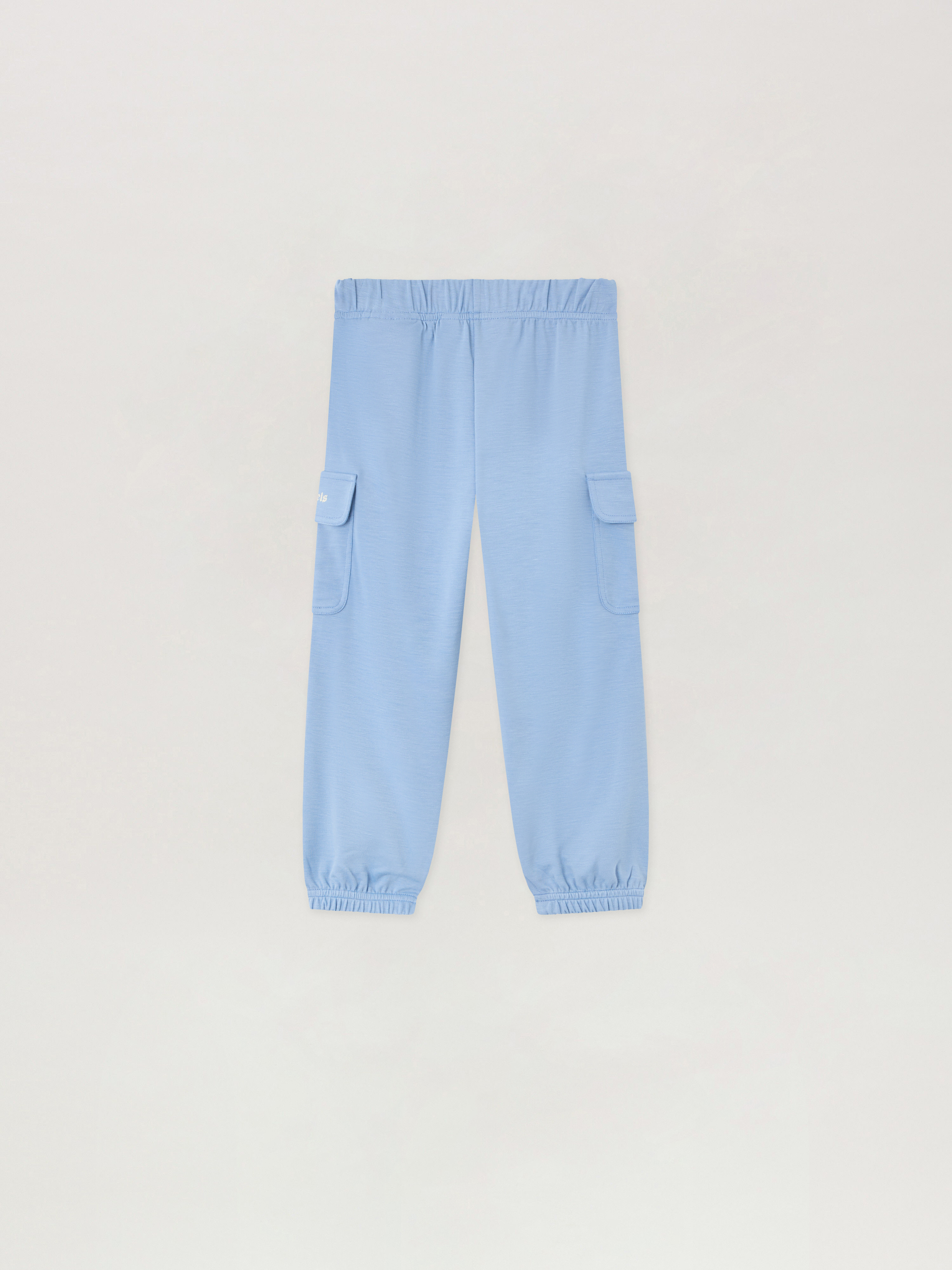  Palm Angels Curved Logo Track Sweatpants Kids  Celeste/light Blue 