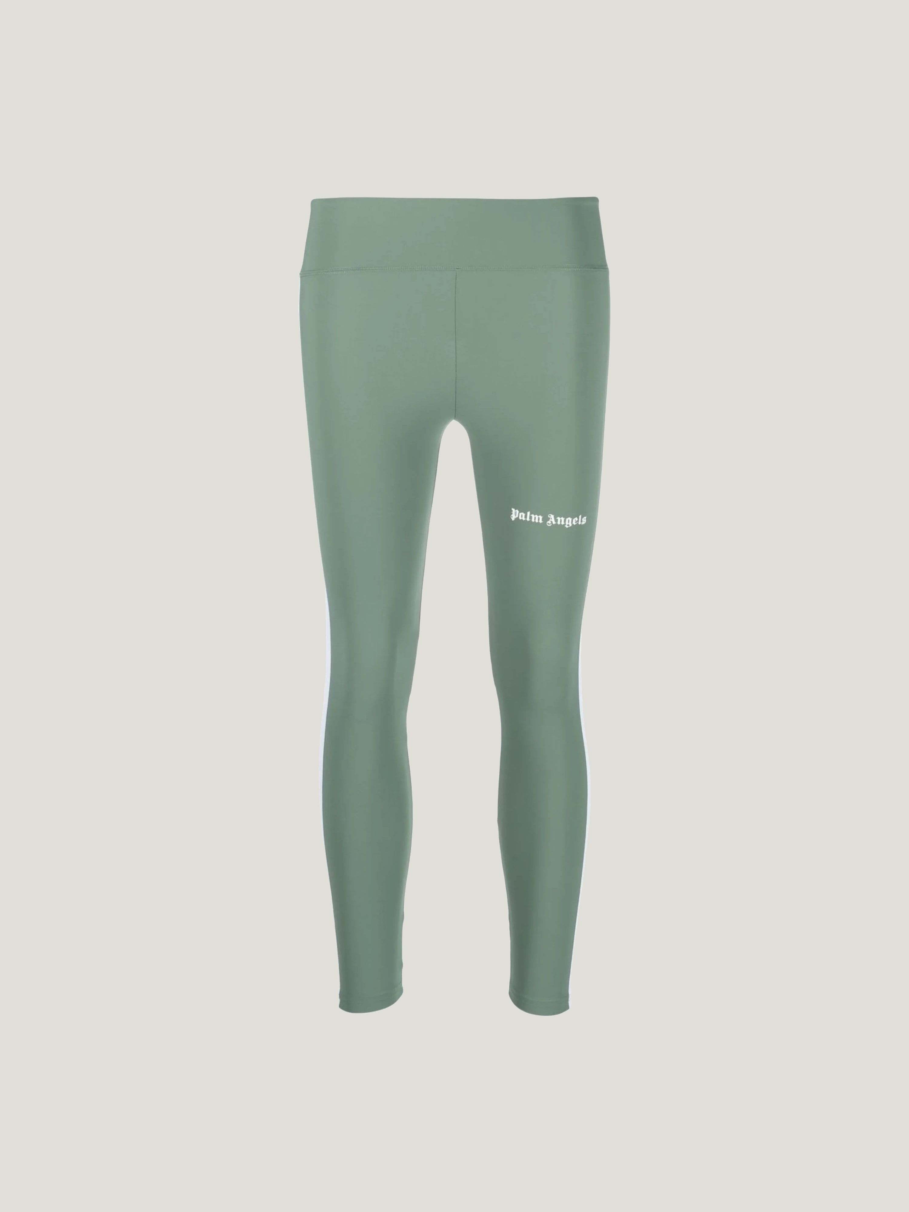 Palm Angels Training Track Leggings In White