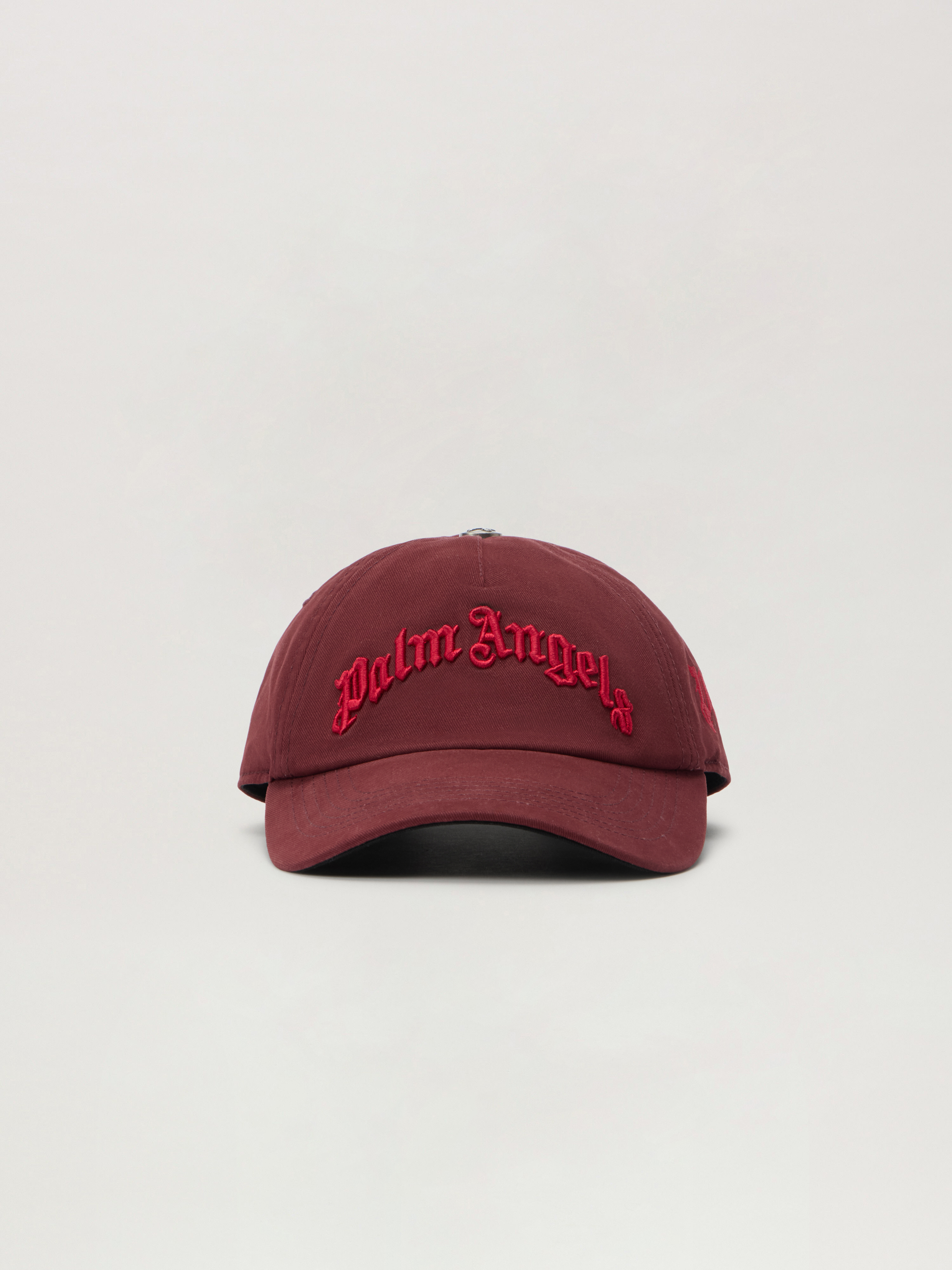 Palm Angels Curved Logo Cap In Pink