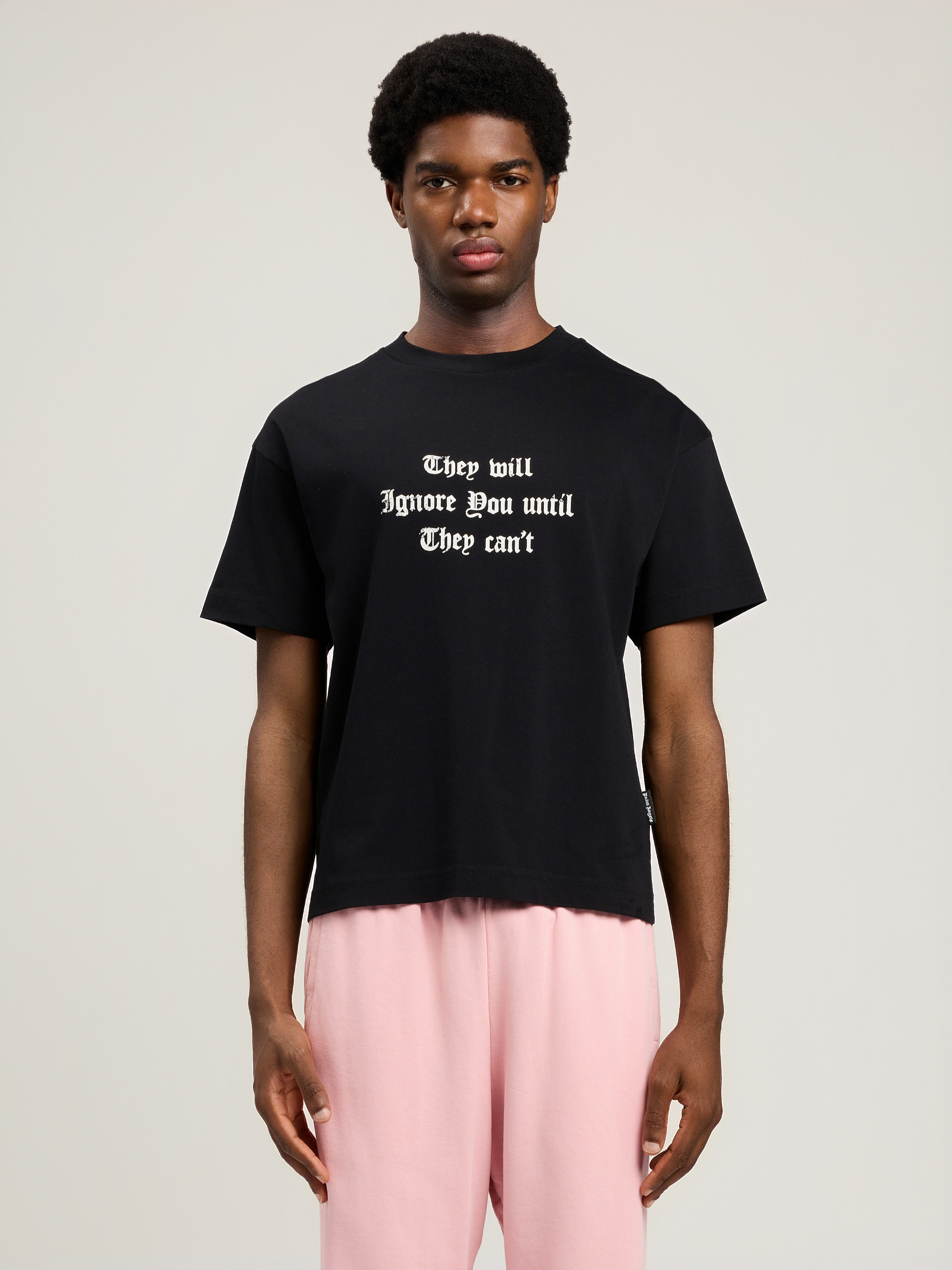 Palm Angels Statement T-shirt In Black