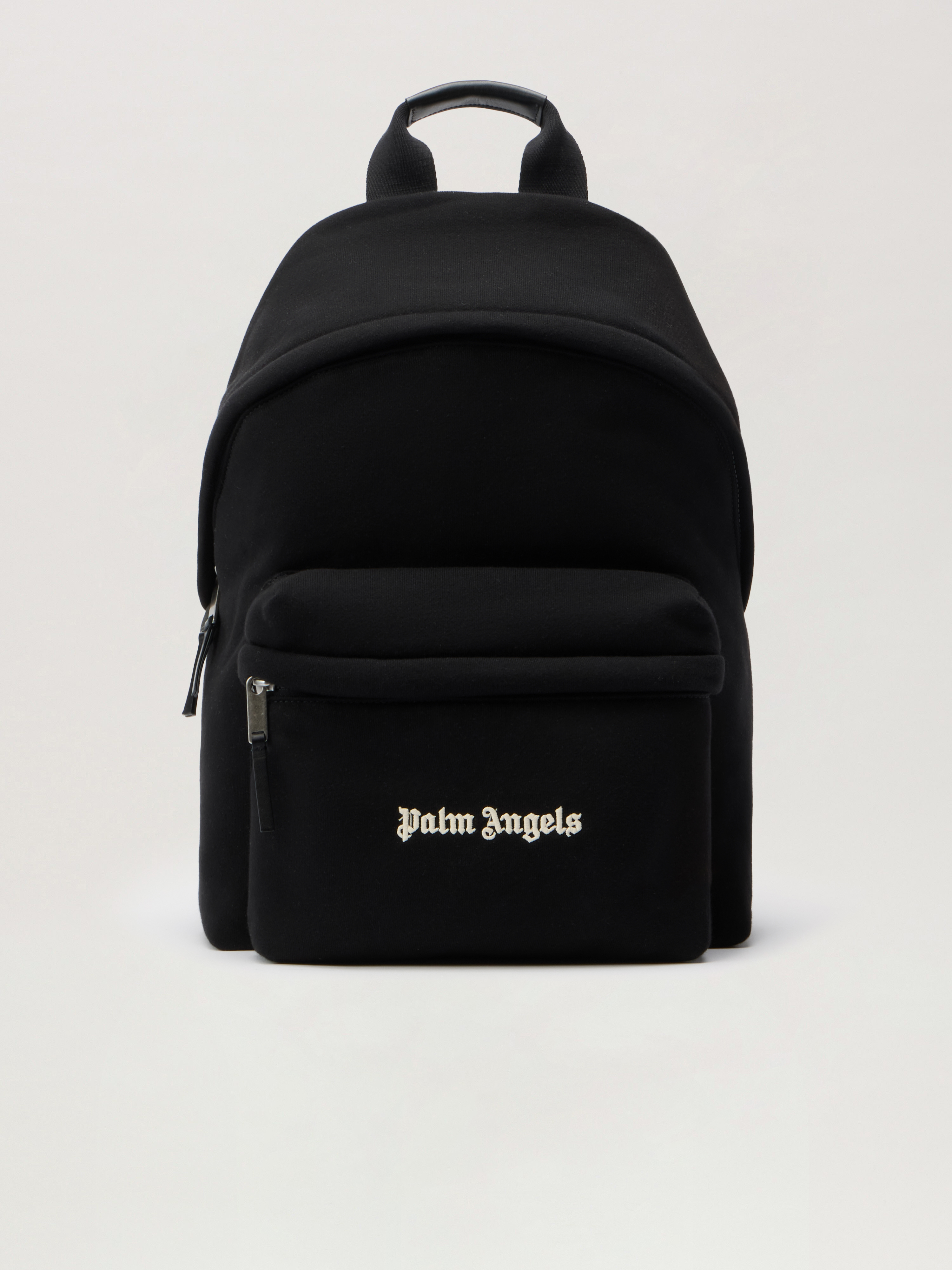Palm Angels Black/White Classic Logo Backpack Man - Off
