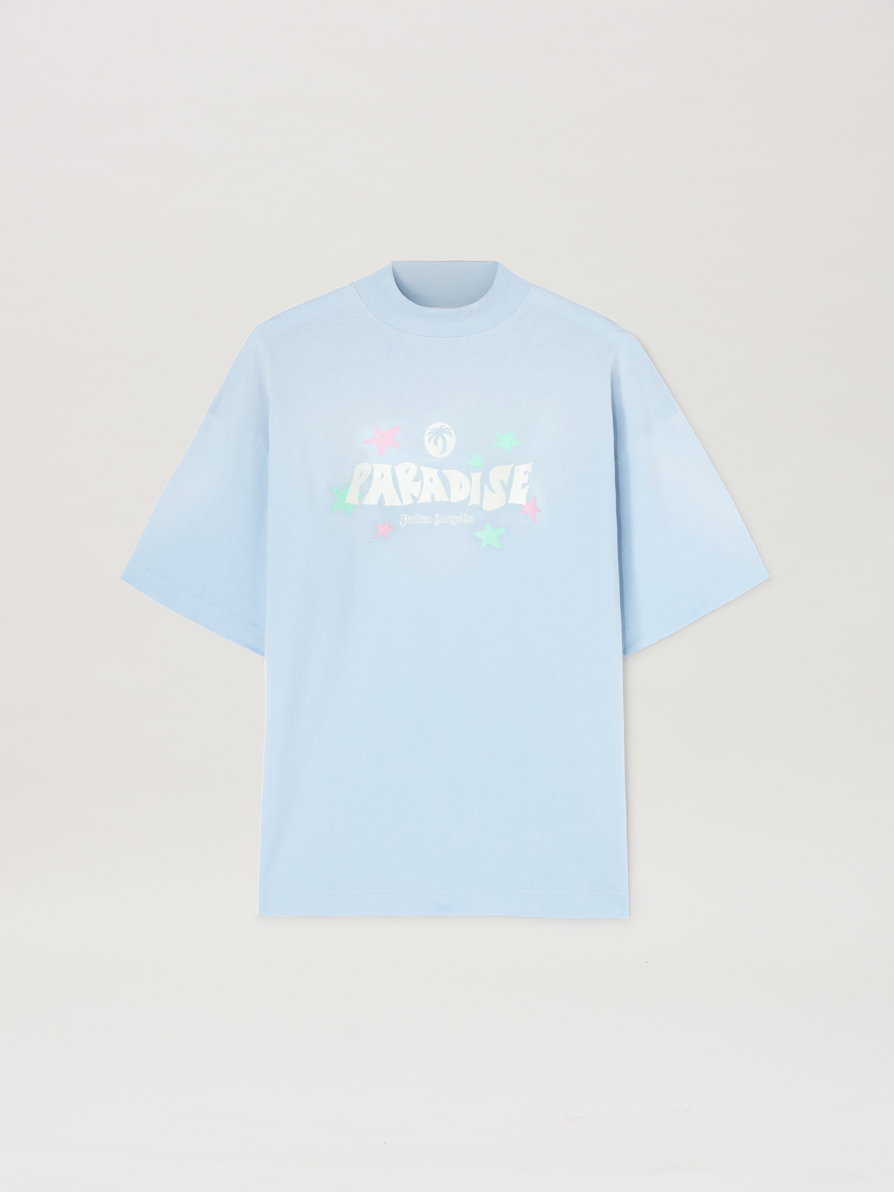 PARADISE PALM LOOSE TEE BABY BLUE - OFF in BABY BLUE - OFF PARADISE PALM LOOSE TEE BABY BLUE - OFF in BABY BLUE - OFF