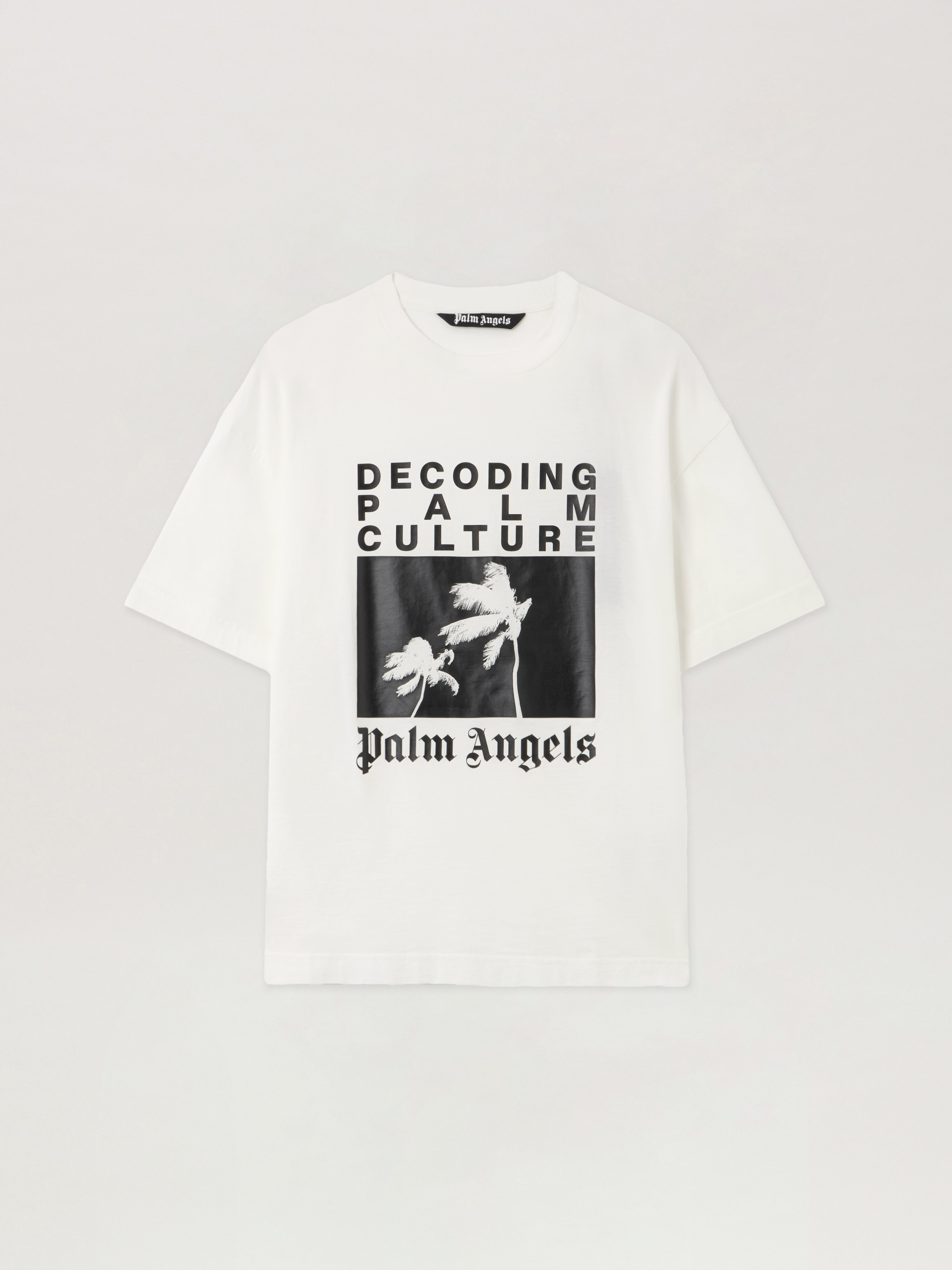 Decoding Palm Culture Regular T-Shirt in OFF WHITE - BLACK for Men