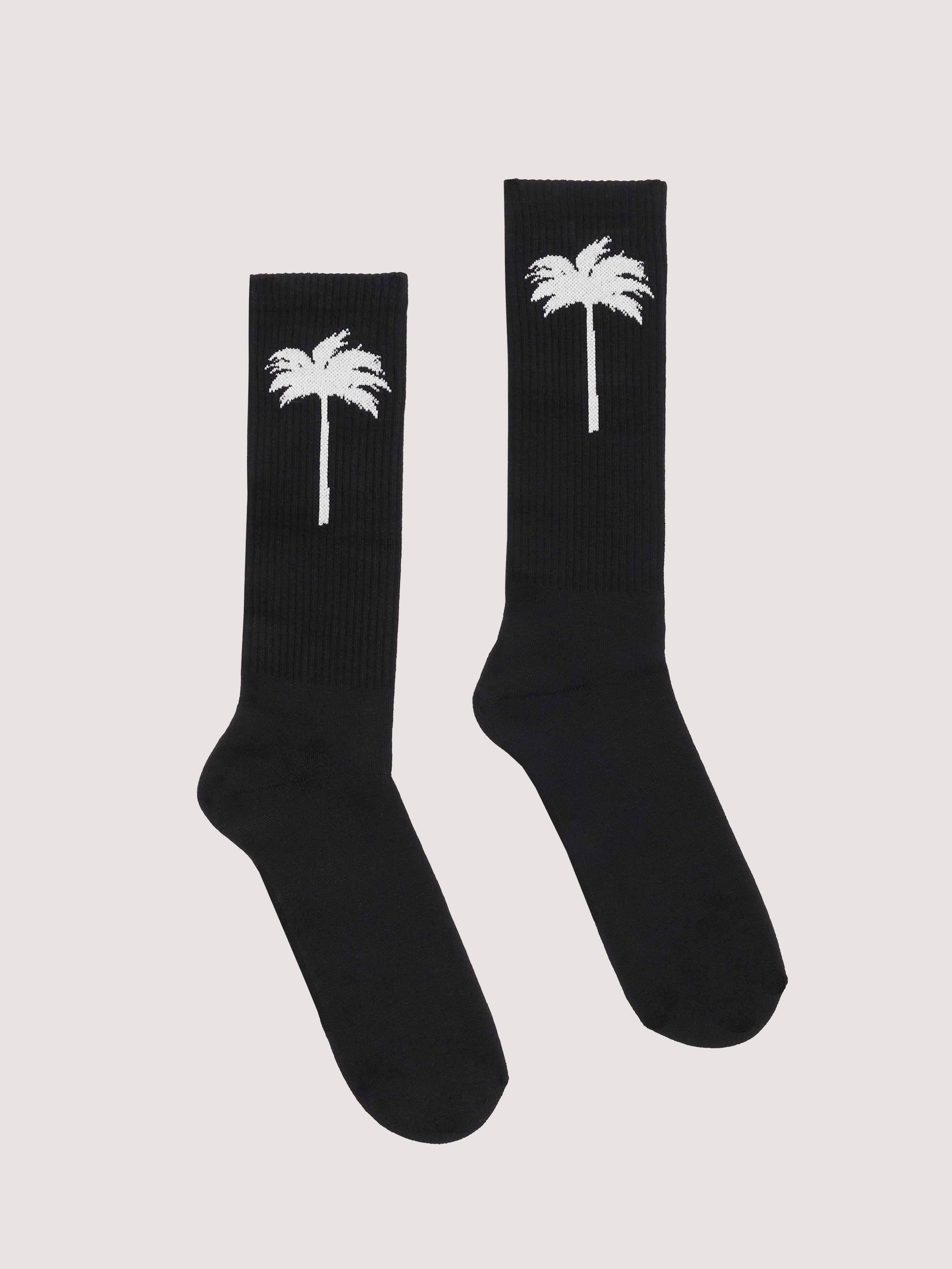 Palm Angels Palm Tree Logo Socks