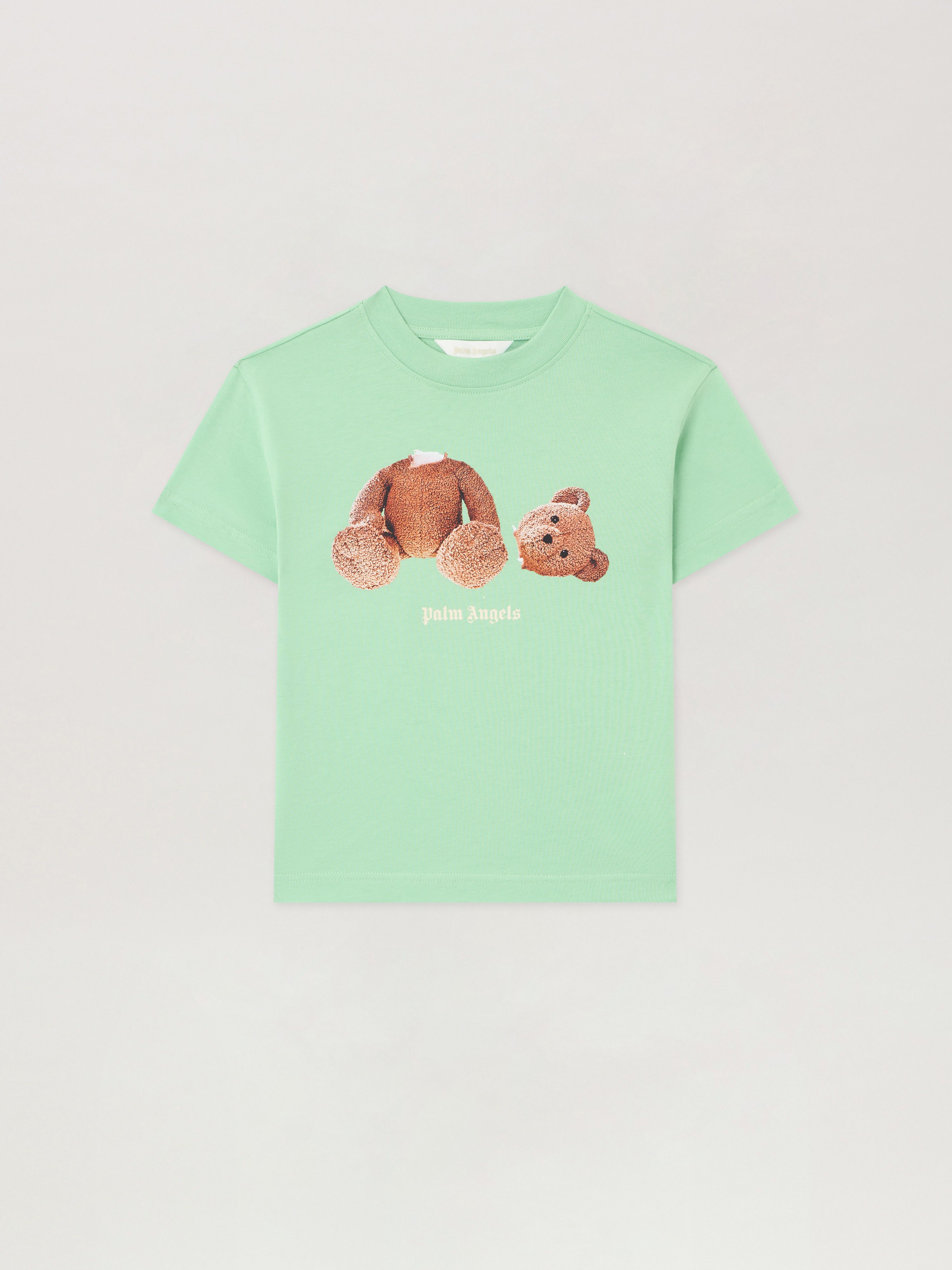 Bear Graphic T-Shirt in VERDE/GREEN | Palm Angels®