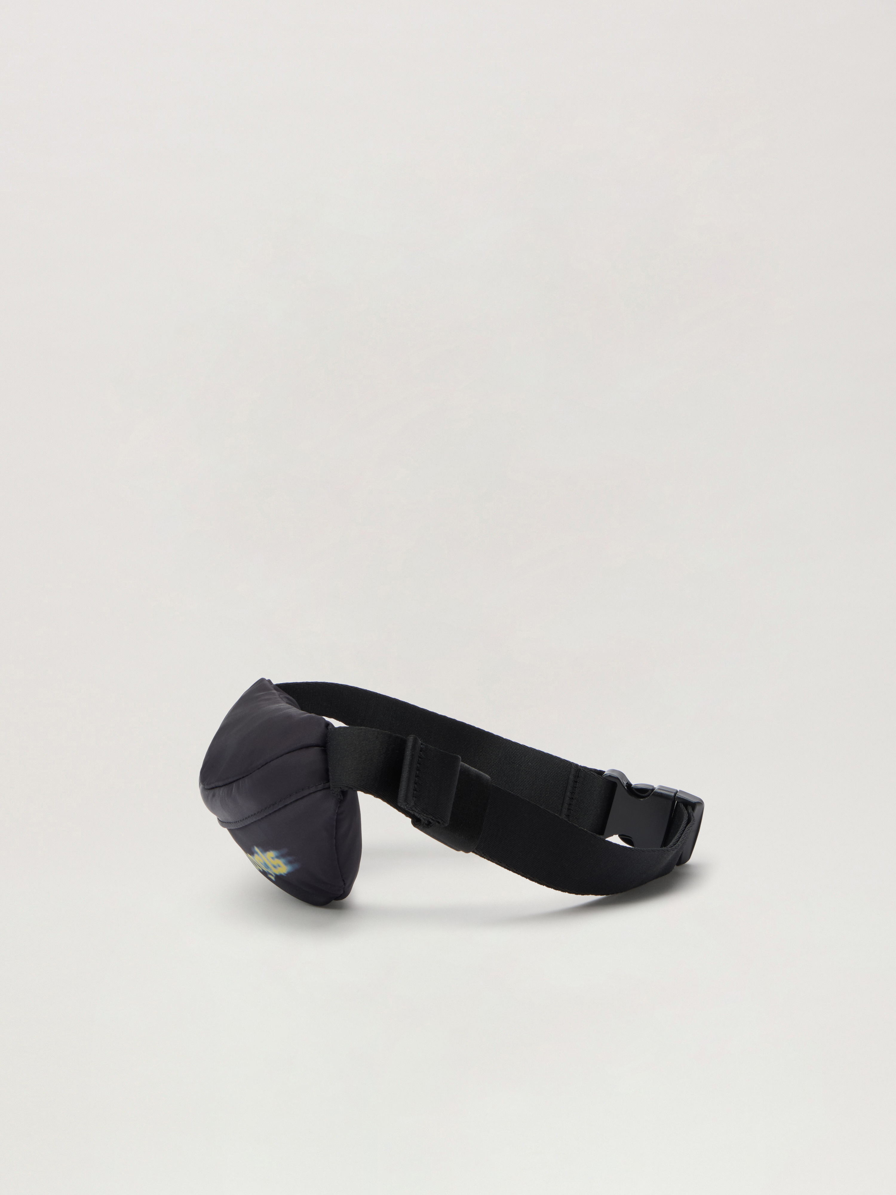 Palm Angels Blurred Logo Fannypack In Black