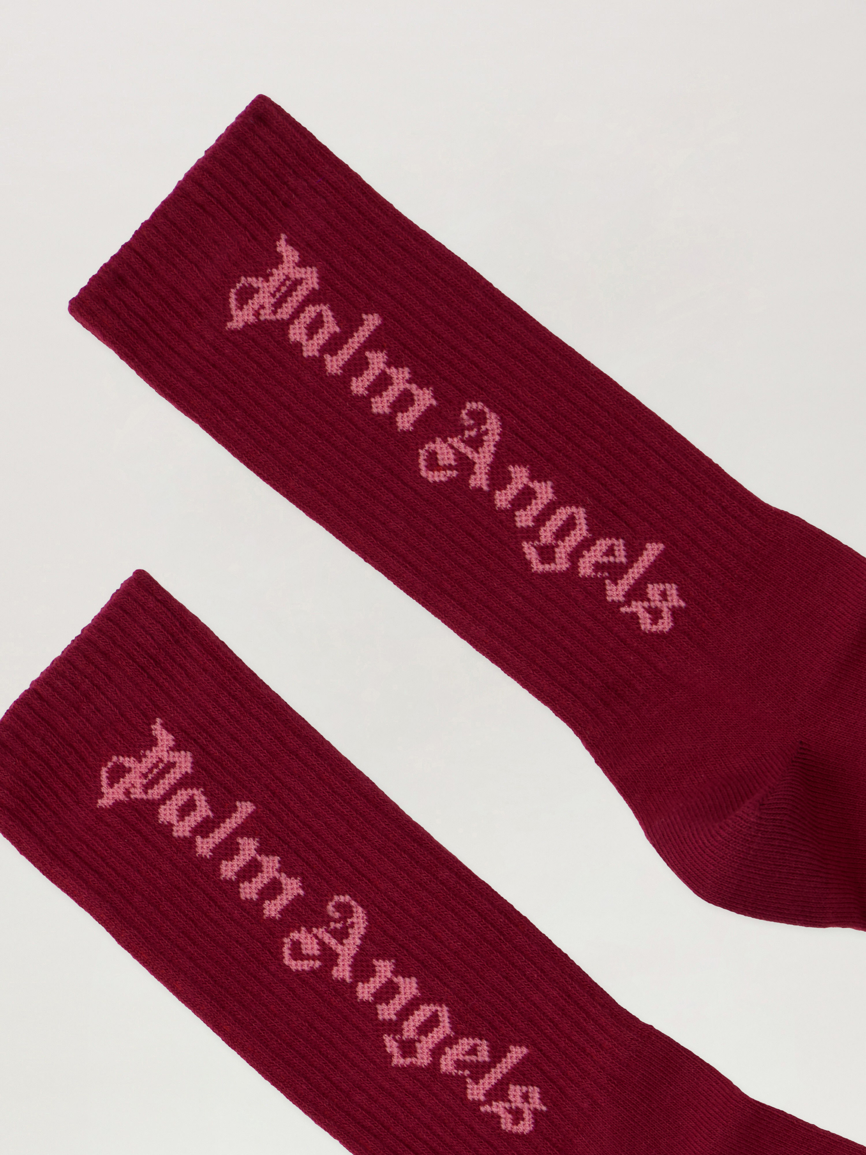 Palm Angels Pa High Socks In Red