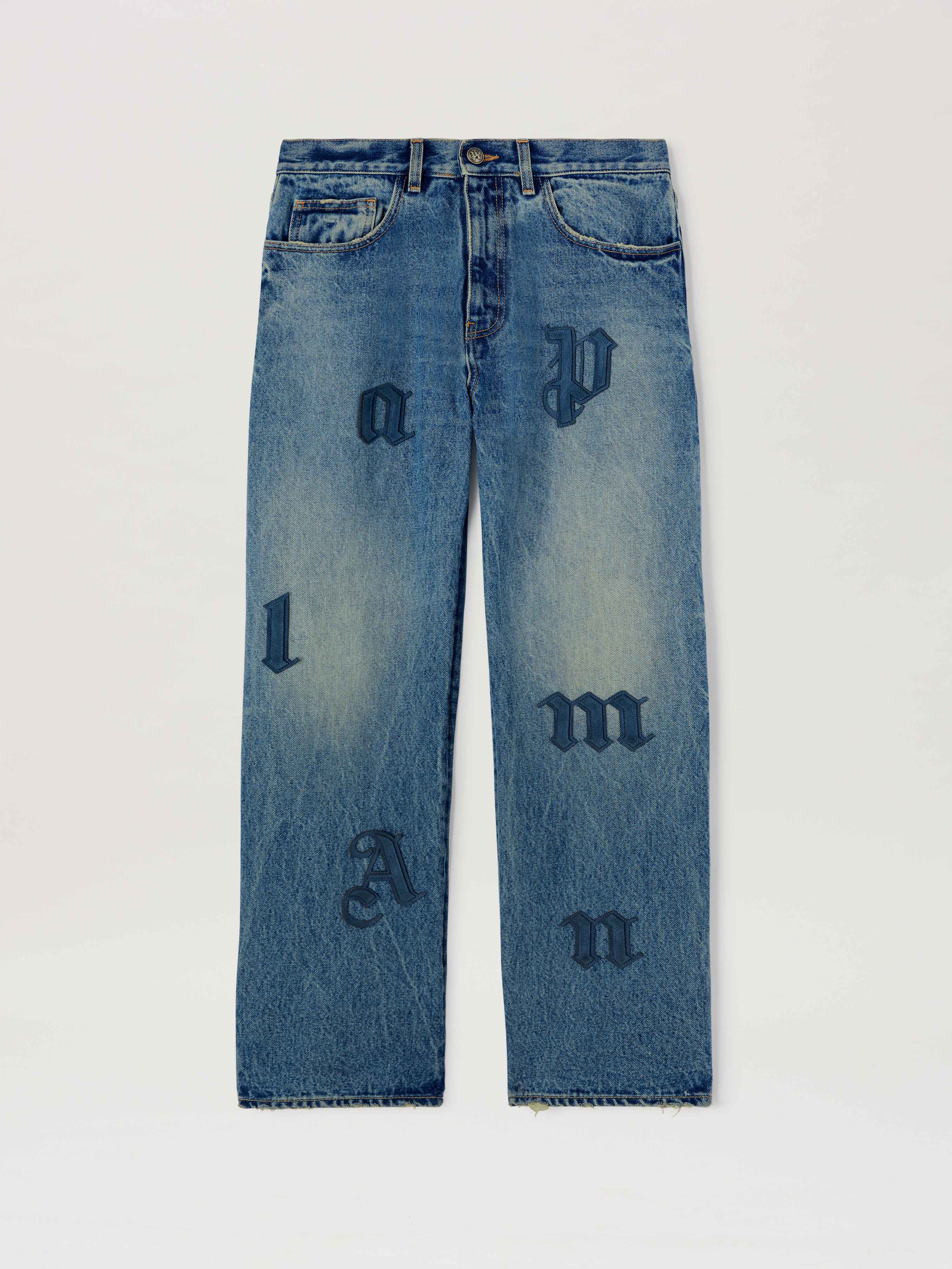 Logo Patch denim pants in LIGHT BLUE - LIGHT BLUE for Men