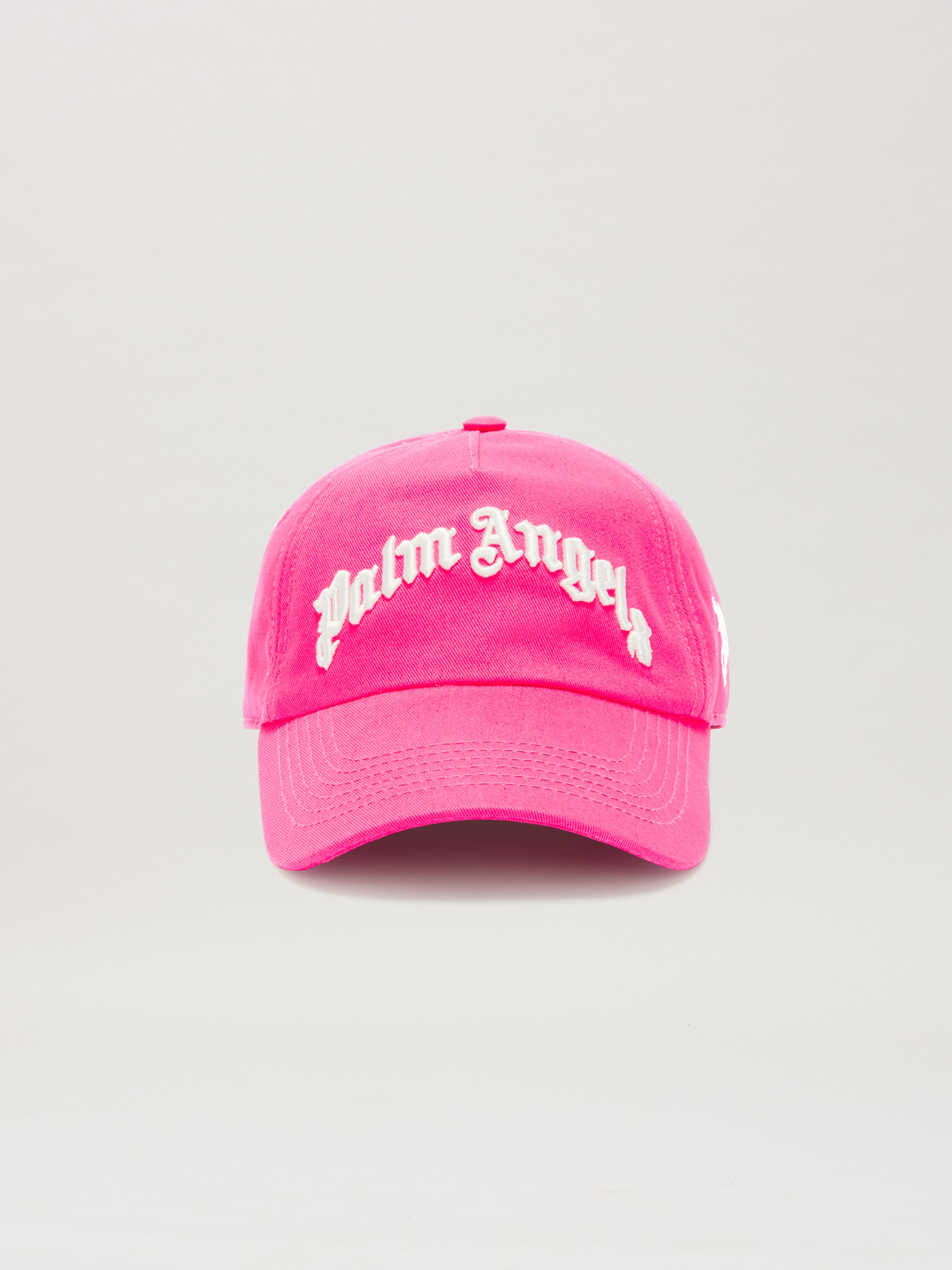 Embroidered Curved Logo baseball cap in OFF WHITE - BLACK