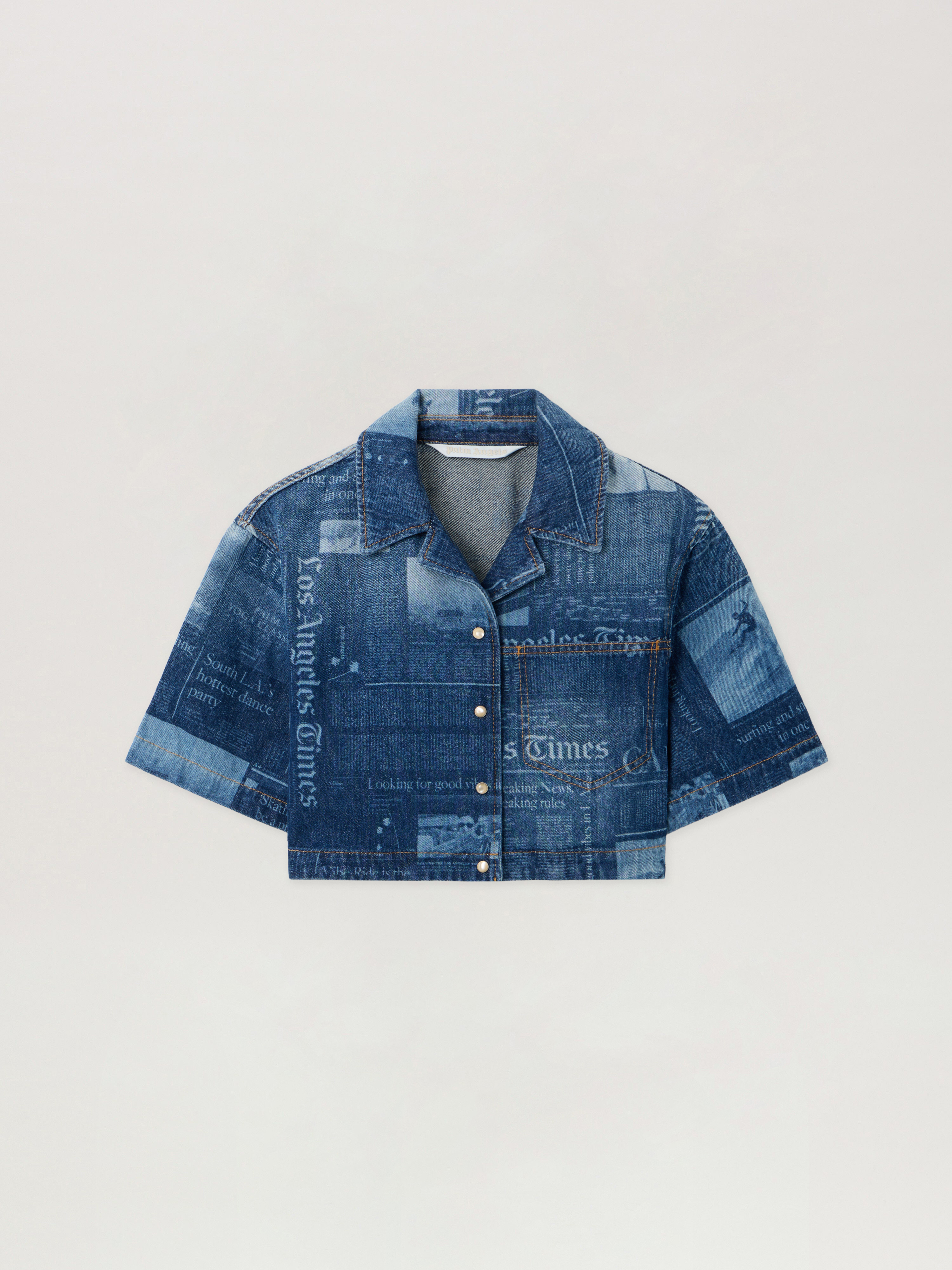 Palm Angels PaxLaTimes Denim Shirt