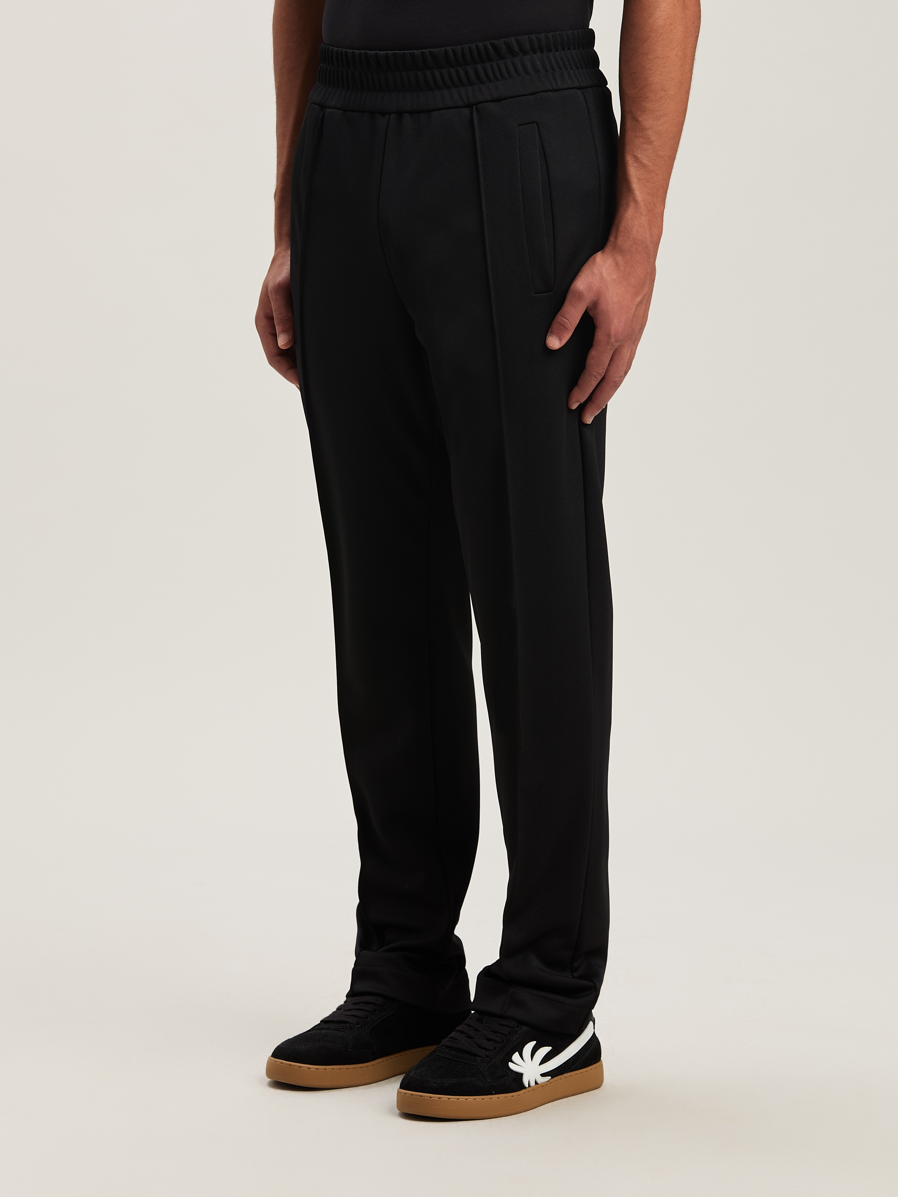 Palm Angels Back Curved Logo Track Pants