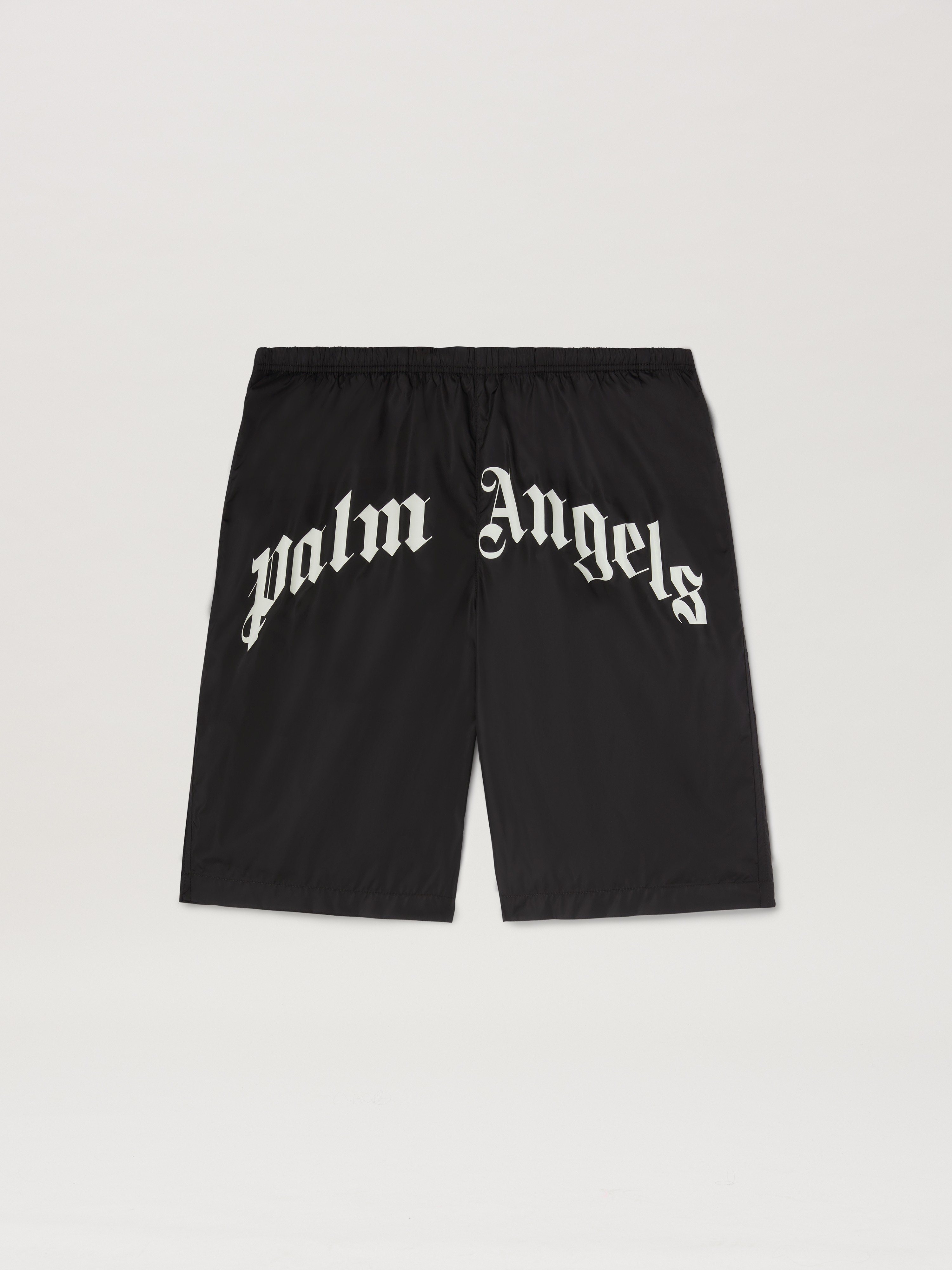 Palm Angels Night Camp Track Shorts Black/Grey/White メンズ