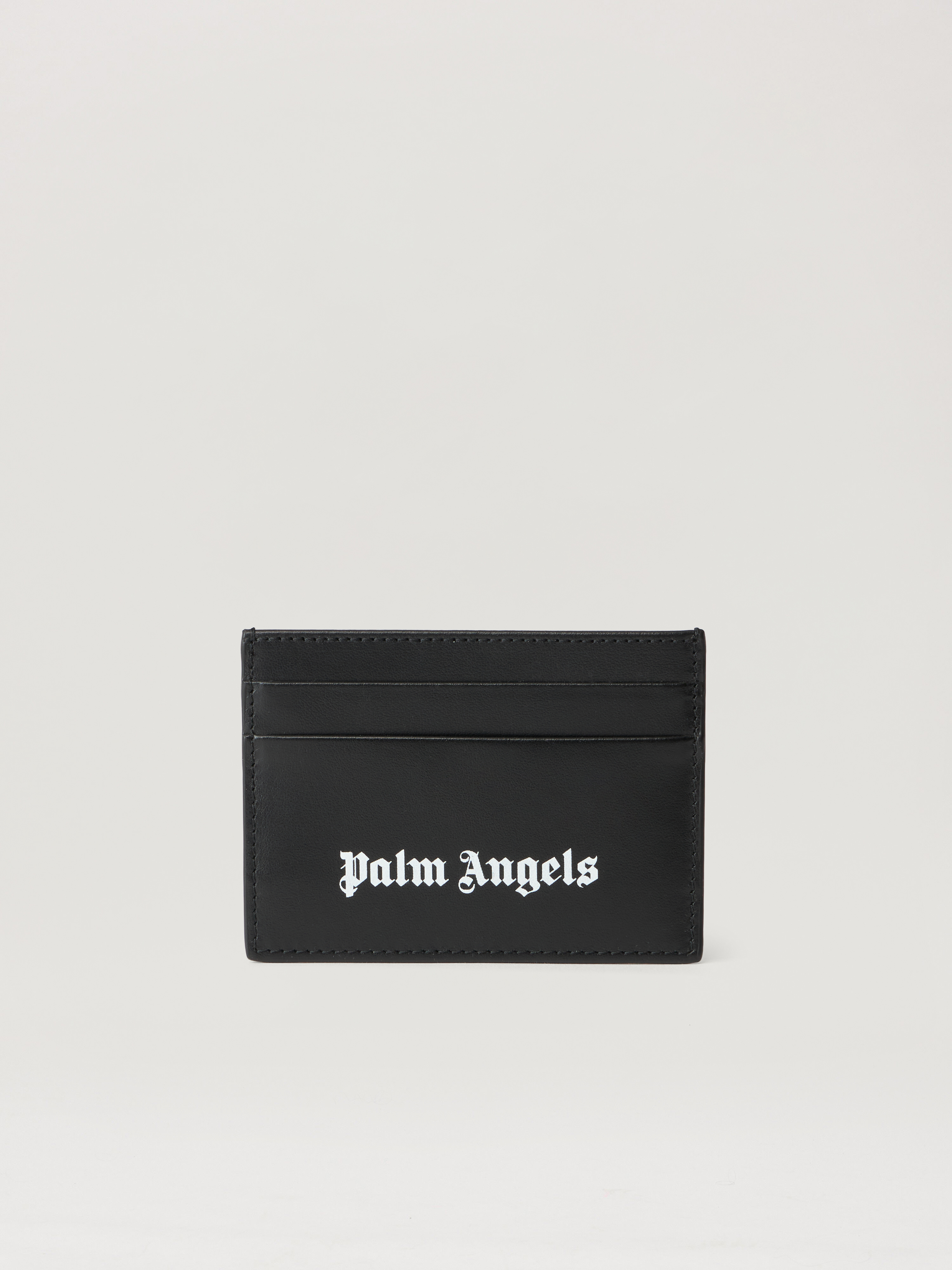  Palm Angels Classic Logo Card Holder Woman  Black Off White 