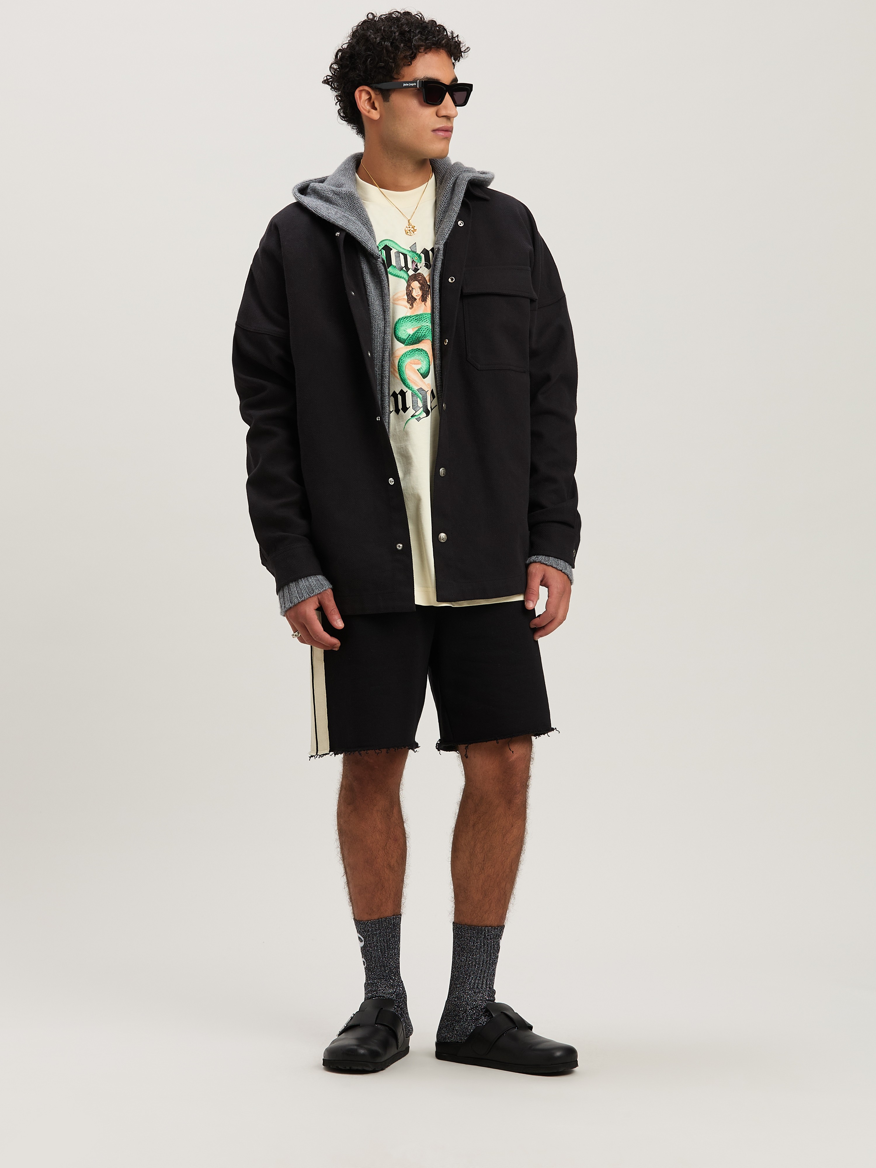 Palm Angels Sand Oversize Cotton T-shirt
