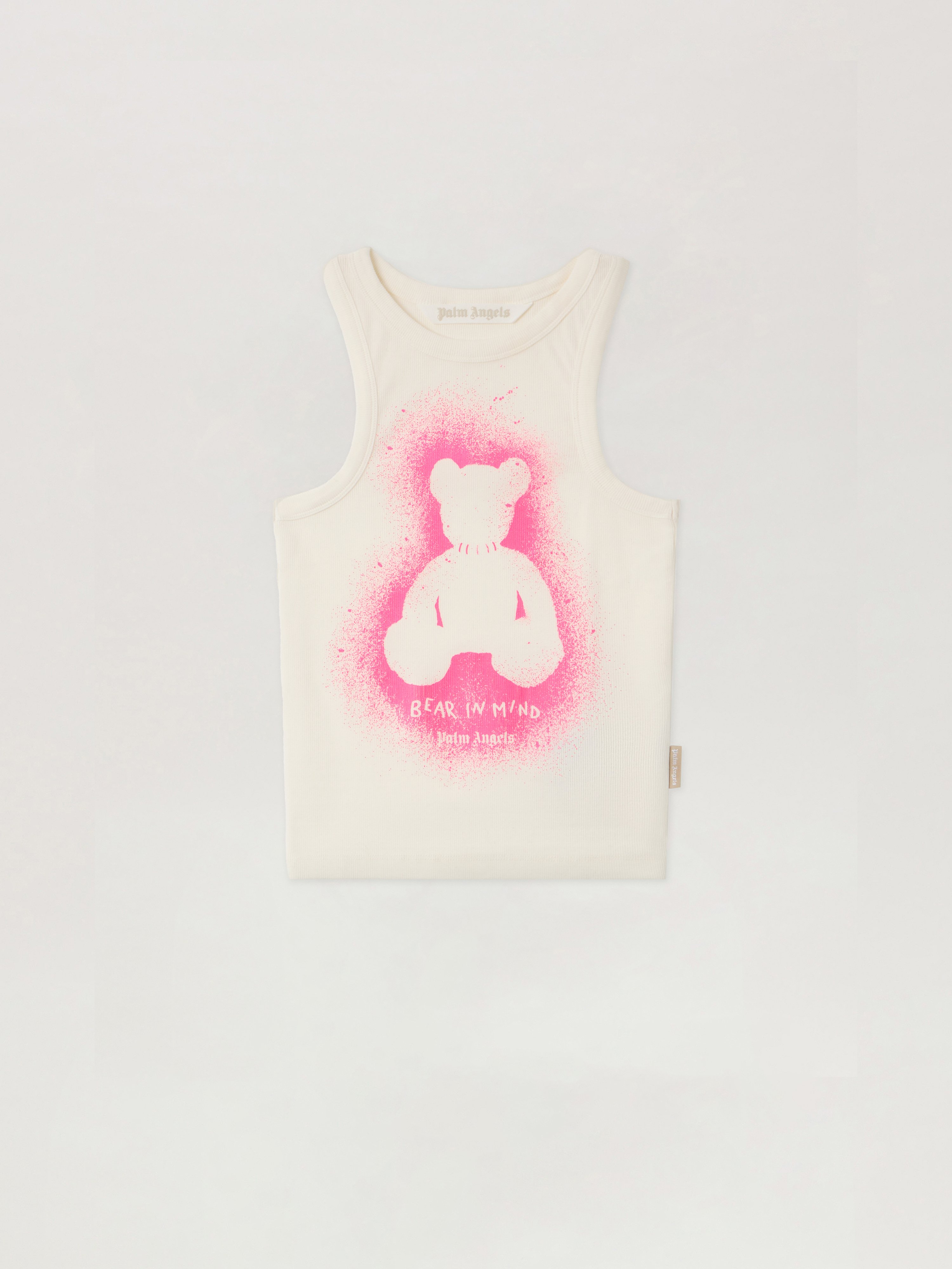 Palm Angels Spray Bear Tank Top